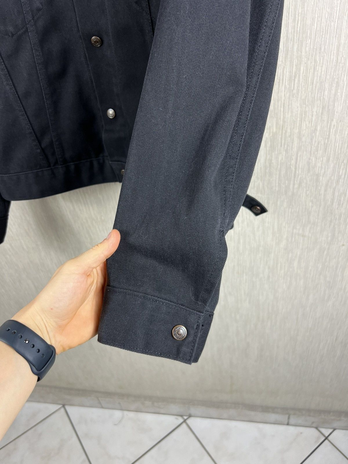 Levi's Vintage 90s Levi’s Sta-Prest denim trucker jacket levis logo Size XL / US 12-14 / IT 48-50 - 14 Thumbnail