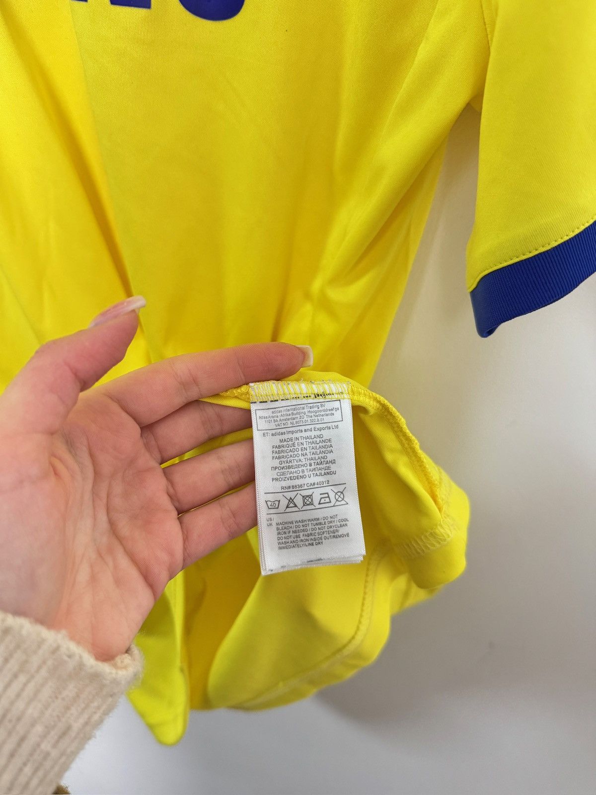 Adidas Chelsea 2014/2015 Away Football Shirt Adidas Jersey Soccer Size US XL / EU 56 / 4 - 8 Thumbnail