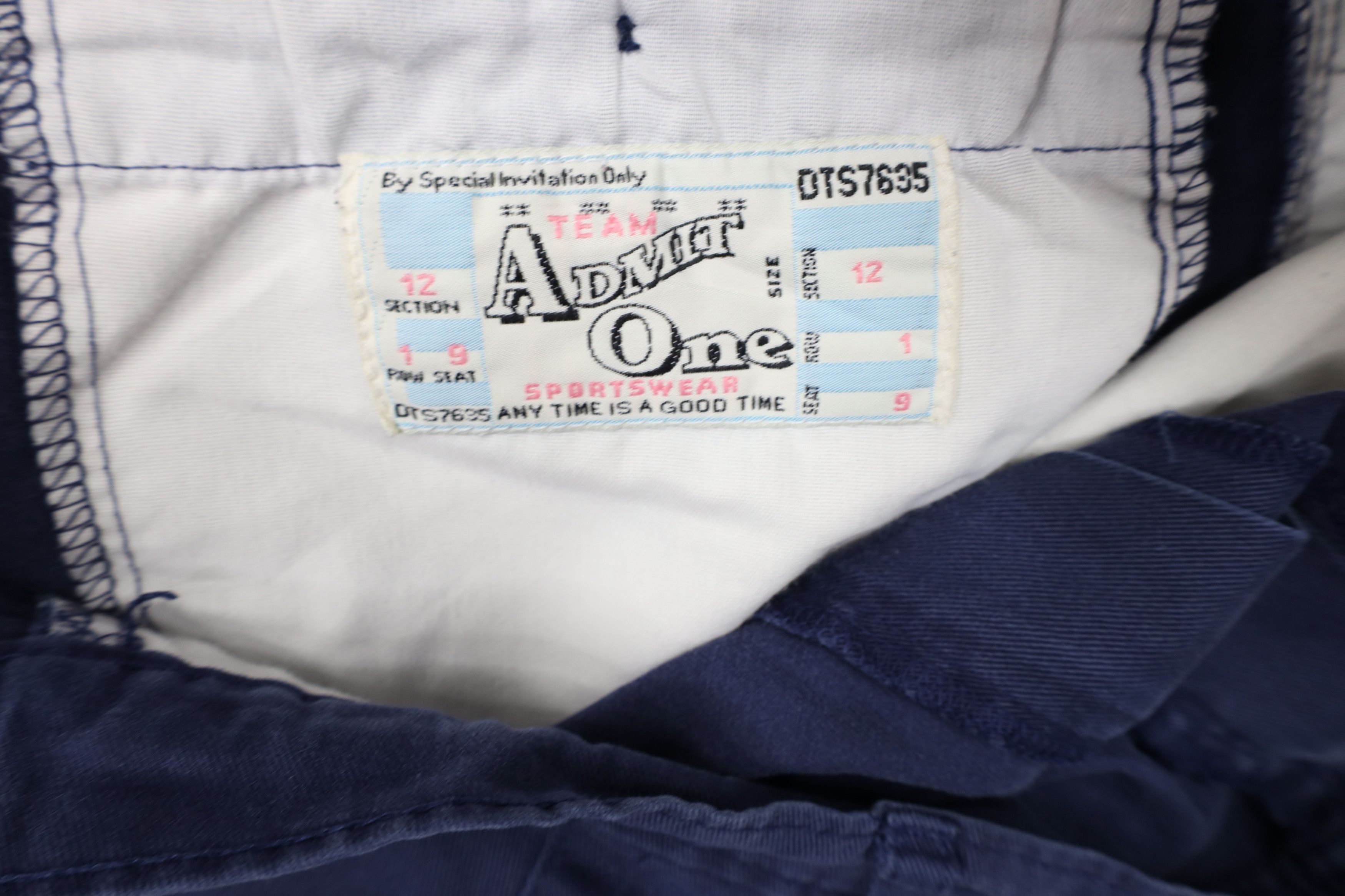 Vintage Vintage 90s Tigers Baseball Chino Golf Shorts Blue Cotton Size US 36 / EU 52 - 9 Thumbnail