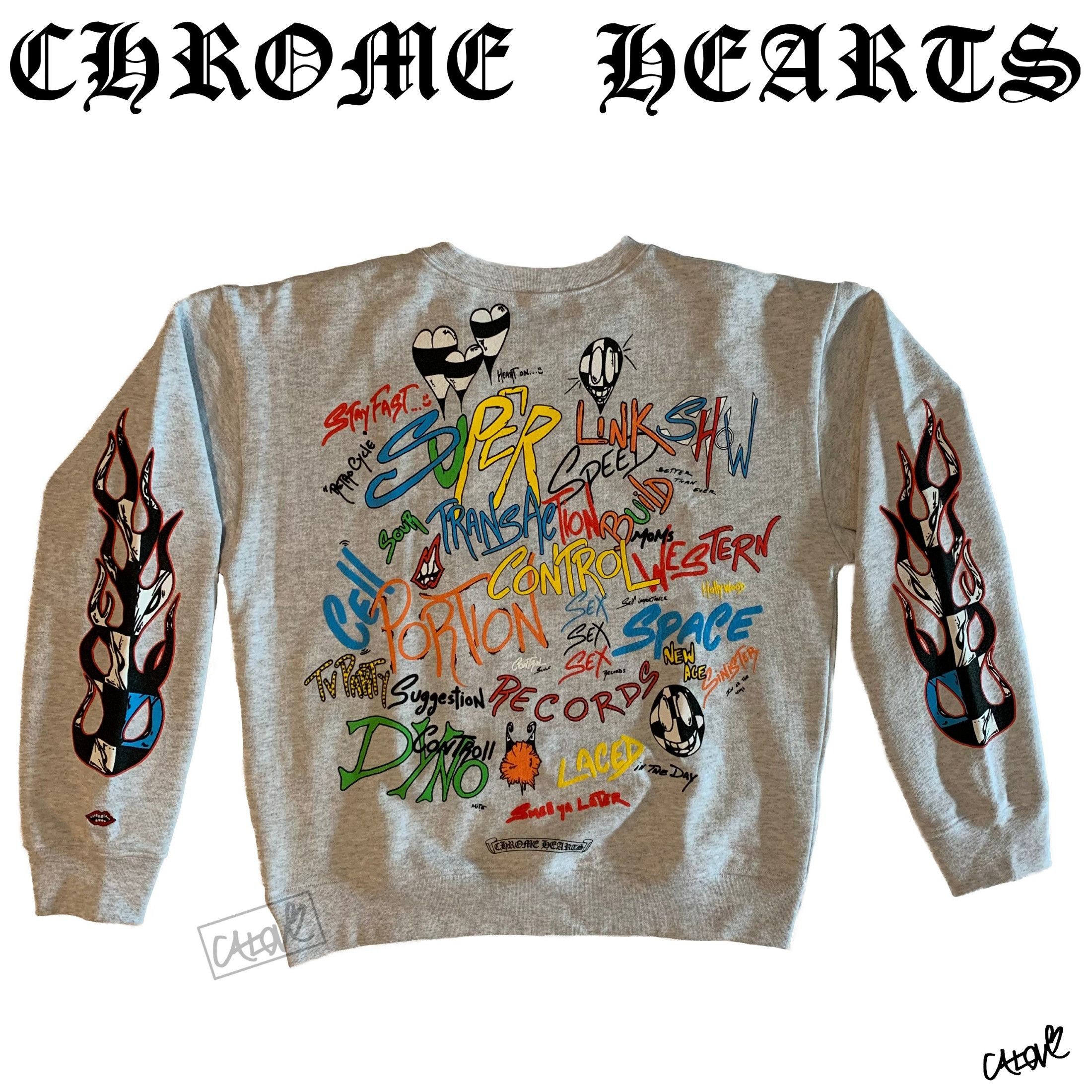 Chrome Hearts Chrome Hearts PPO Matty Boy 'Brain' Sweatshirt | Grailed