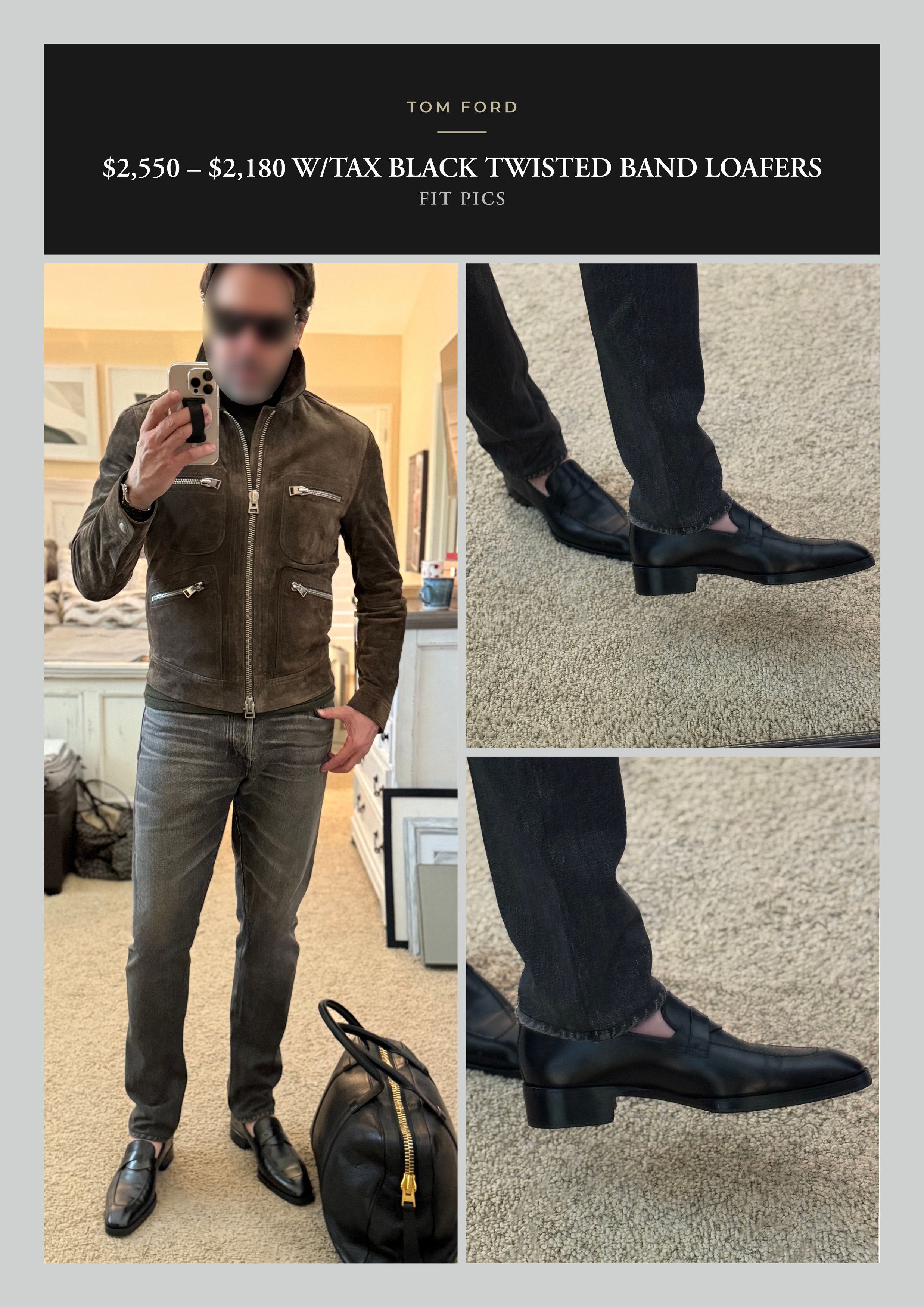 Tom Ford Best Dressed Rare Tall Heel $2,180 Twisted Band Loafers Size US 10 / EU 43 - 9 Thumbnail