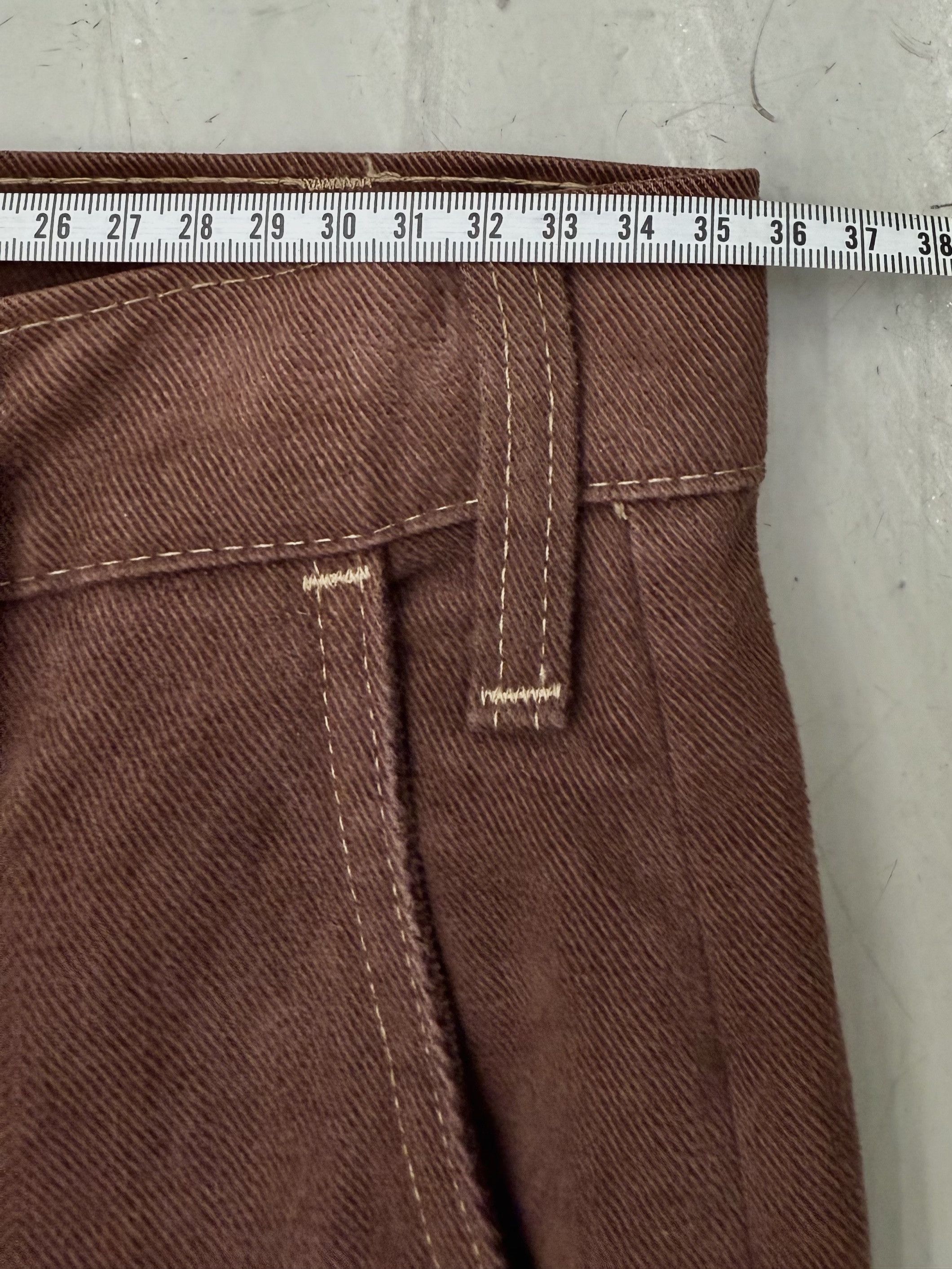 Levi's Vintage 70s Levi’s Flare Jeans – Brown Lowcut Size US 29 - 5 Thumbnail