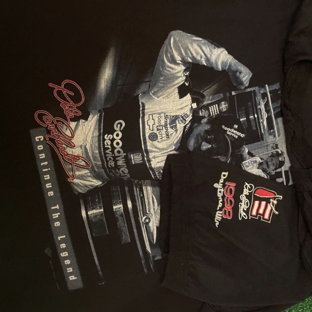 NASCAR VINTAGE Nascar Dale Earnhardt 1998 Daytona Win VTG Shirt Mens Size L Black 90s Sports Theme Mens Size US L / EU 52-54 / 3 - 2 Thumbnail