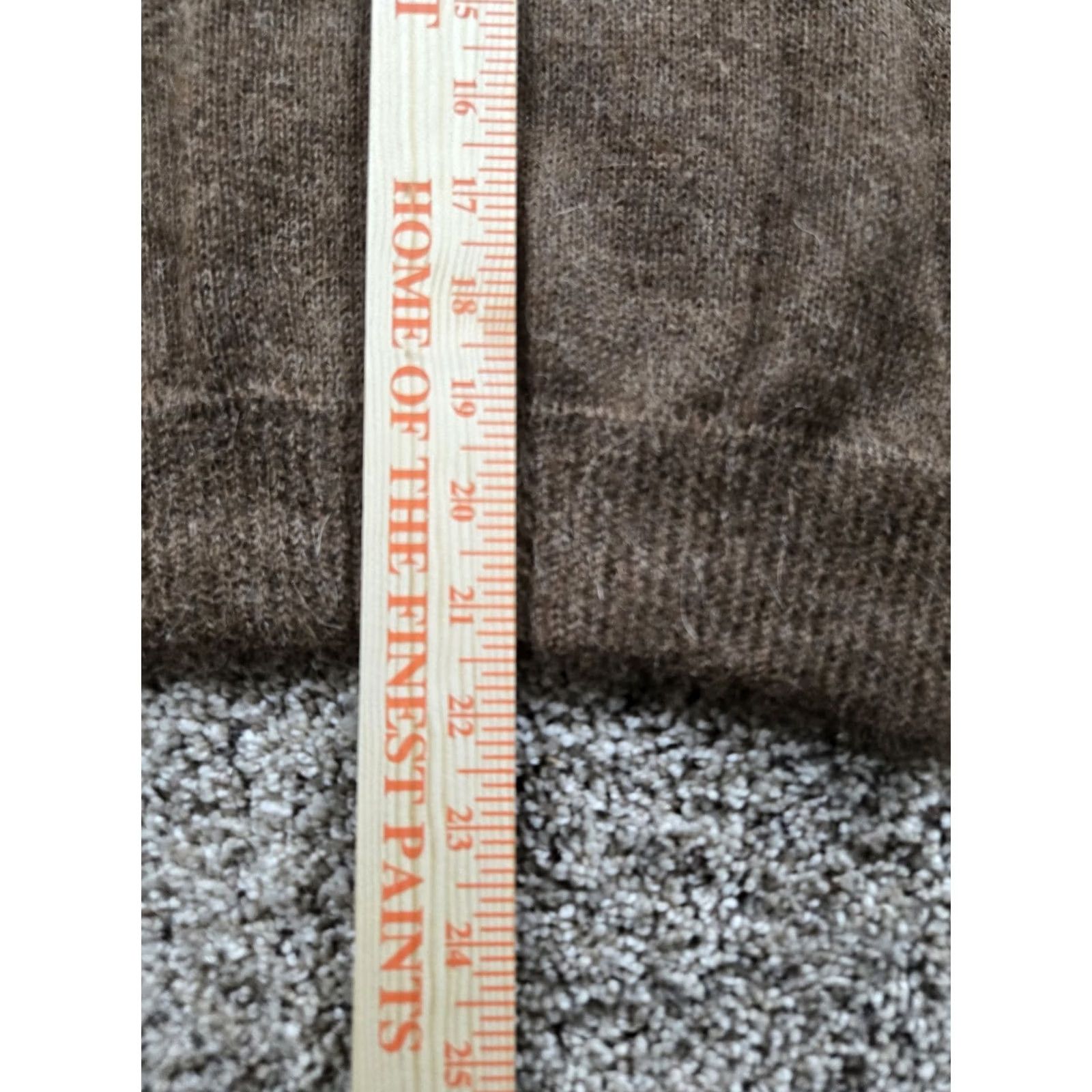 Vintage VINTAGE Marisa Christina Sweater Shirt Womens Brown Medium Pullover Crew Neck Short Sleeve Knit Cap Sleeve Size M / US 6-8 / IT 42-44 - 7 Thumbnail