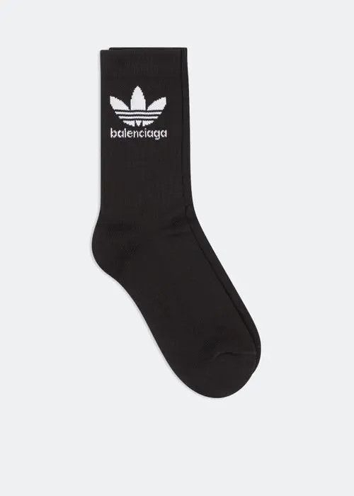 o1srvl11e0424 Size: S Balenciaga Adidas Socks in Black