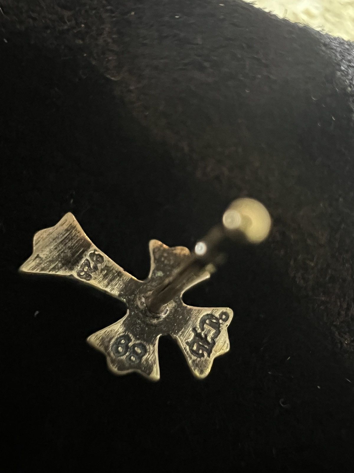 Chrome Hearts Chrome Hearts Cross stud earring Size ONE SIZE - 7 Thumbnail