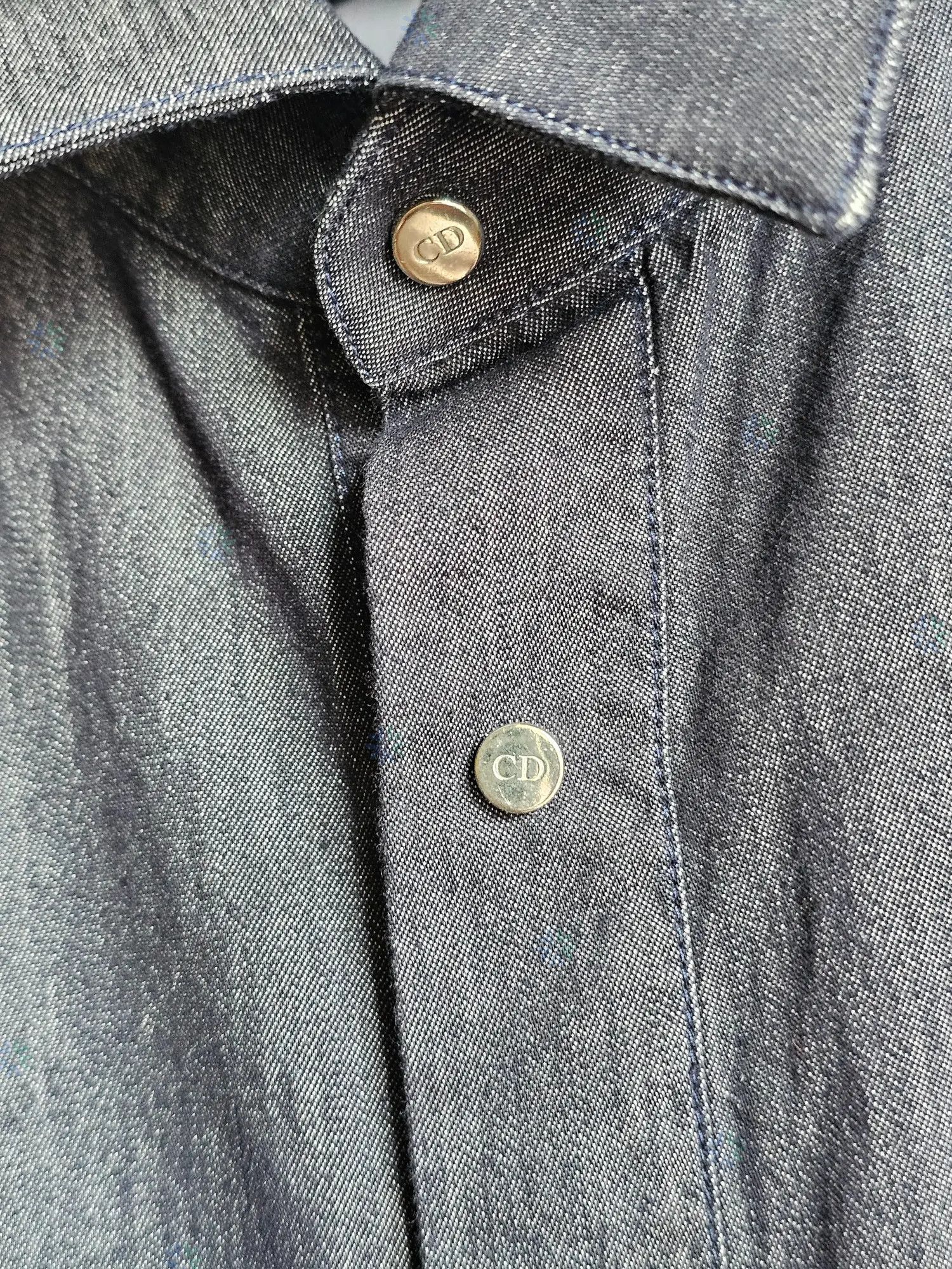 Dior Dior Homme Denim Long Sleeve Shirt Size 39 Size US S / EU 44-46 / 1 - 2 Thumbnail