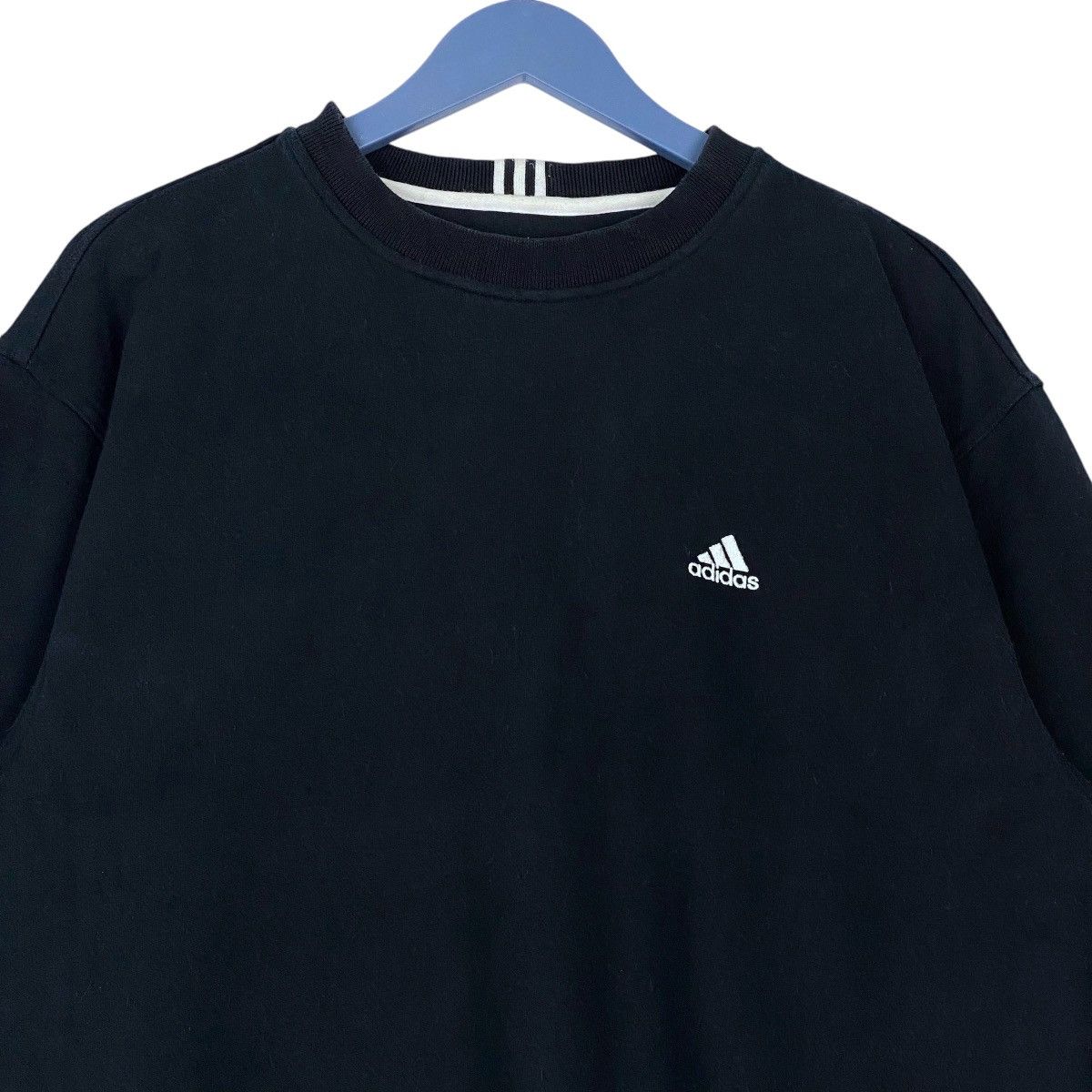 Adidas × Vintage Vintage Adidas Small Embroidered Logo Crewneck Sweatshirt Size US L / EU 52-54 / 3 - 4 Thumbnail