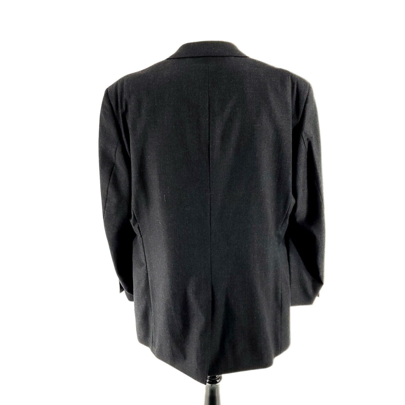 Jos. A. Bank Jos A Bank Wool Cashmere 2 Button Blazer 46L Gray Size 46L - 5 Thumbnail