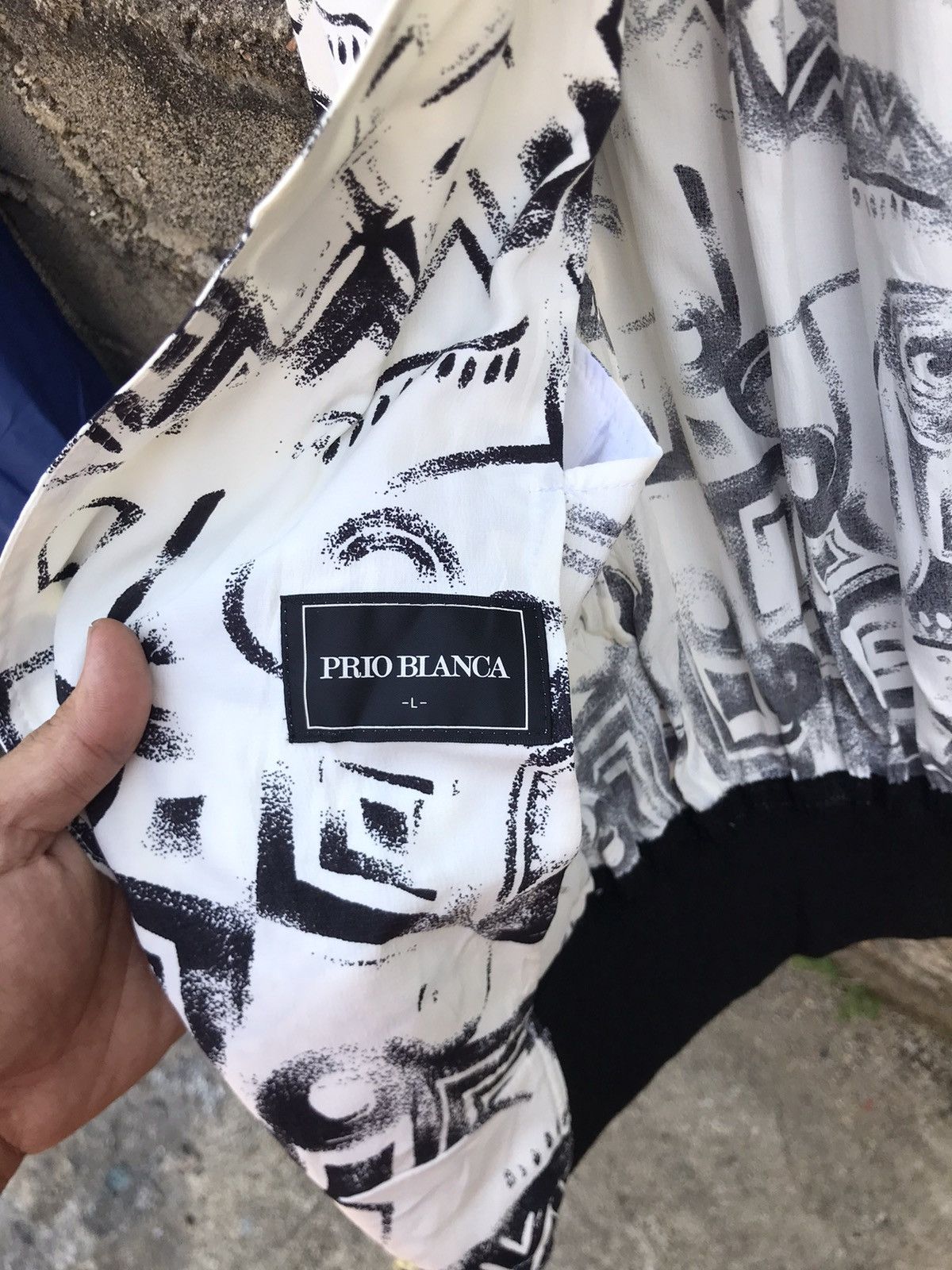 Japanese Brand (NWT) Rare Design Silk Material Prio Blanca Size US L / EU 52-54 / 3 - 10 Thumbnail