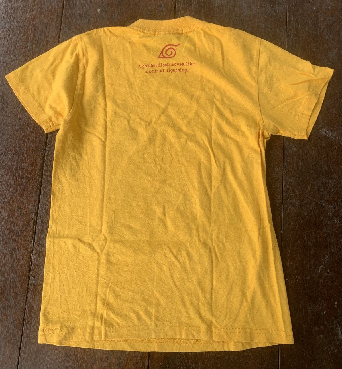 Anime × Japanese Brand × Vintage Vintage Anime Japan Naruto yellow tee Size US XS / EU 42 / 0 - 2 Thumbnail