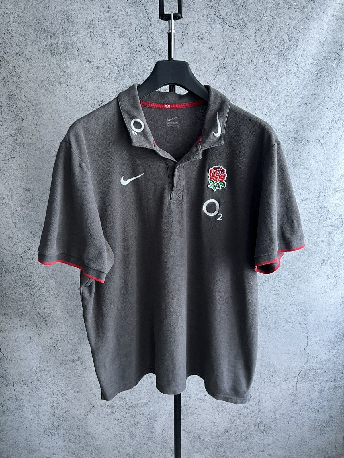 Nike Vintage Nike Striped Polo T-Shirt Y2K | Grailed
