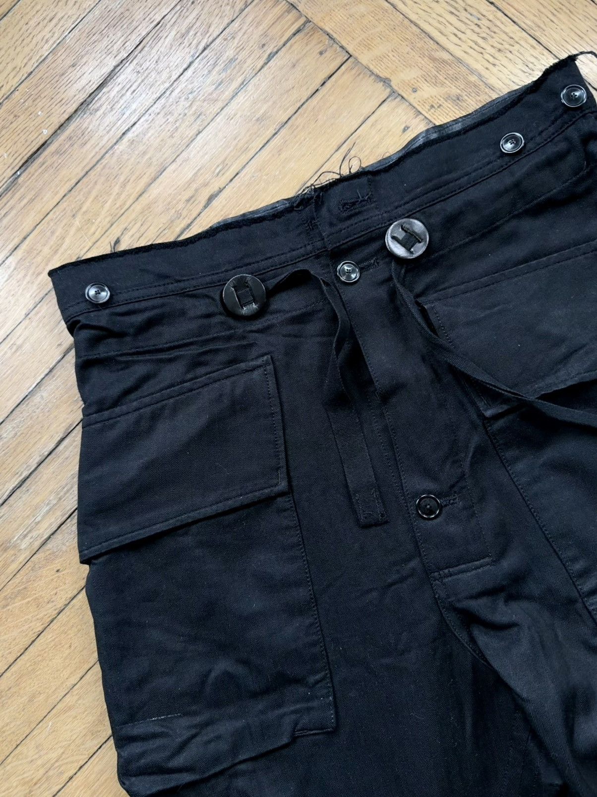Takahiromiyashita The Soloist. AW17 TheSoloist Herringbone Cargo Pants Size US 34 / EU 50 - 4 Thumbnail
