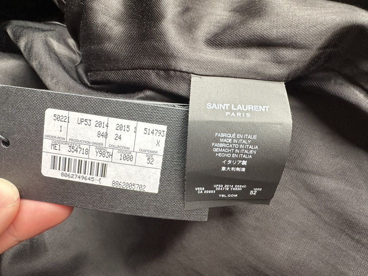 Saint Laurent Paris SS15 Saint Laurent classic black white teddy jacket 52 BNWT Size US L / EU 52-54 / 3 - 12 Thumbnail