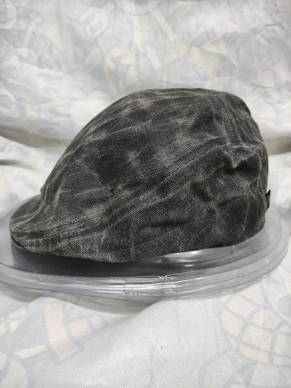 Avirex 90's AVIREX LEATHER VINTAGE BARETTA HAT DISTRESSED DESIGN Size ONE SIZE - 3 Thumbnail
