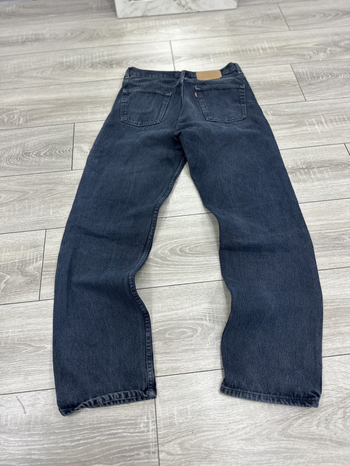 Levi's Levis 501 Black Faded Vintage Made in USA Jeans Size US 34 / EU 50 - 2 Thumbnail