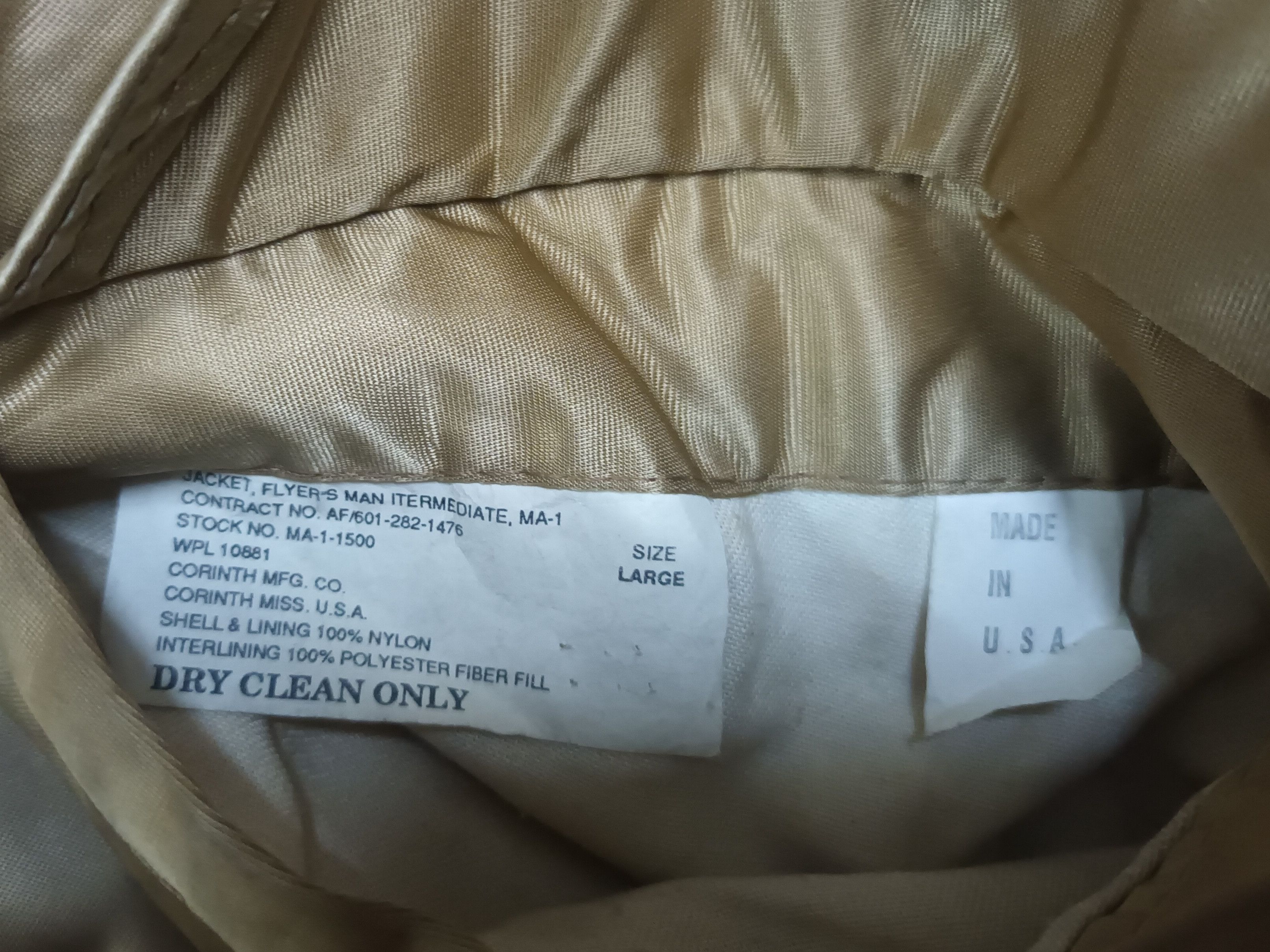 Other 🔥 FLYERS MAN MA - 1 BOMBER JACKET 🔥 Size US L / EU 52-54 / 3 - 3 Thumbnail