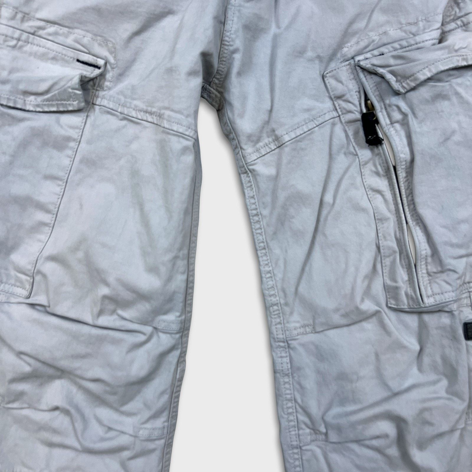G-Star G Star Raw 3301 Pants 32x27 Straight Utility Cargo Trousers Size US 32 / EU 48 - 4 Thumbnail