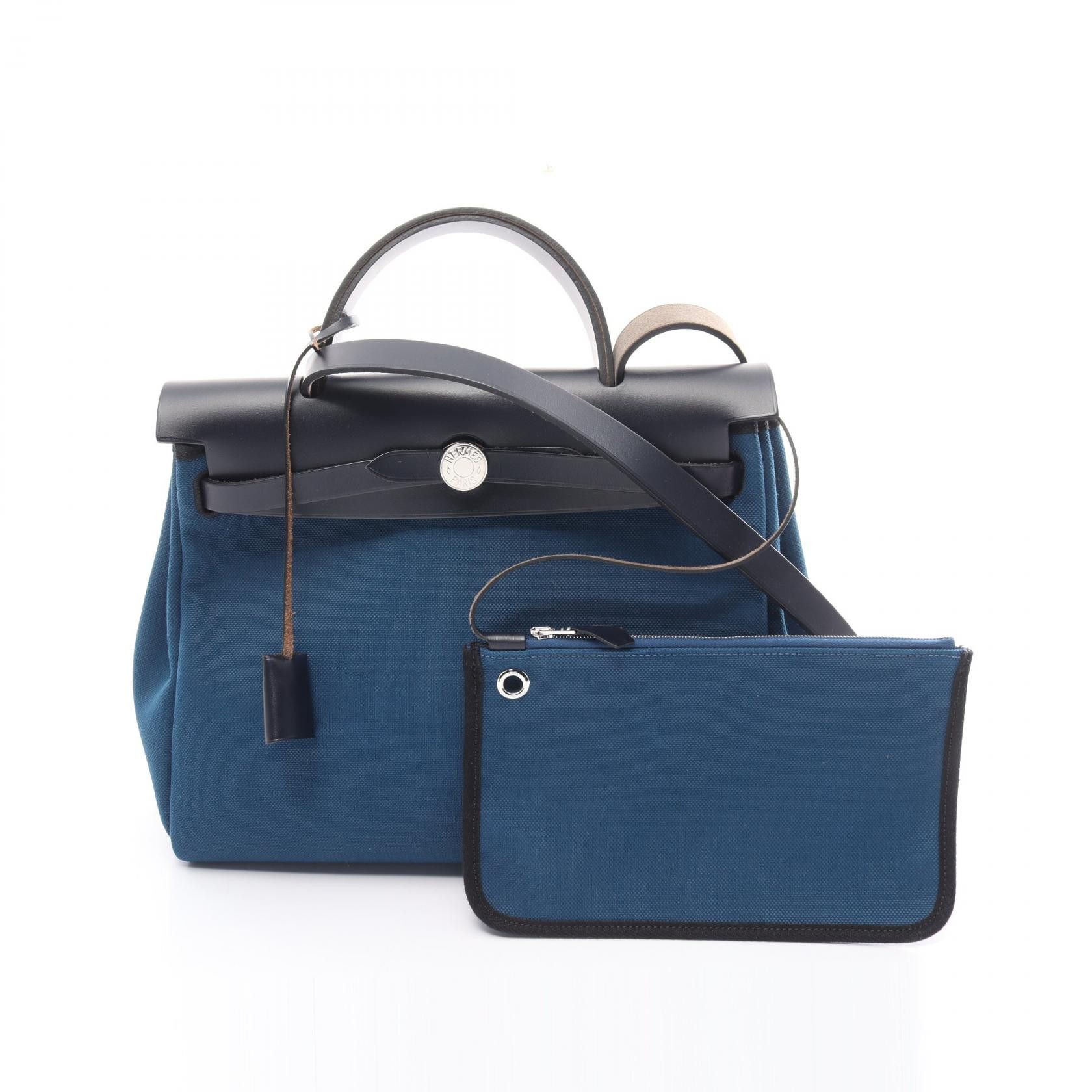Hermes Hermes Herbag Zip PM Canvas Handbag in Great Condition Size ONE SIZE - 1 Thumbnail