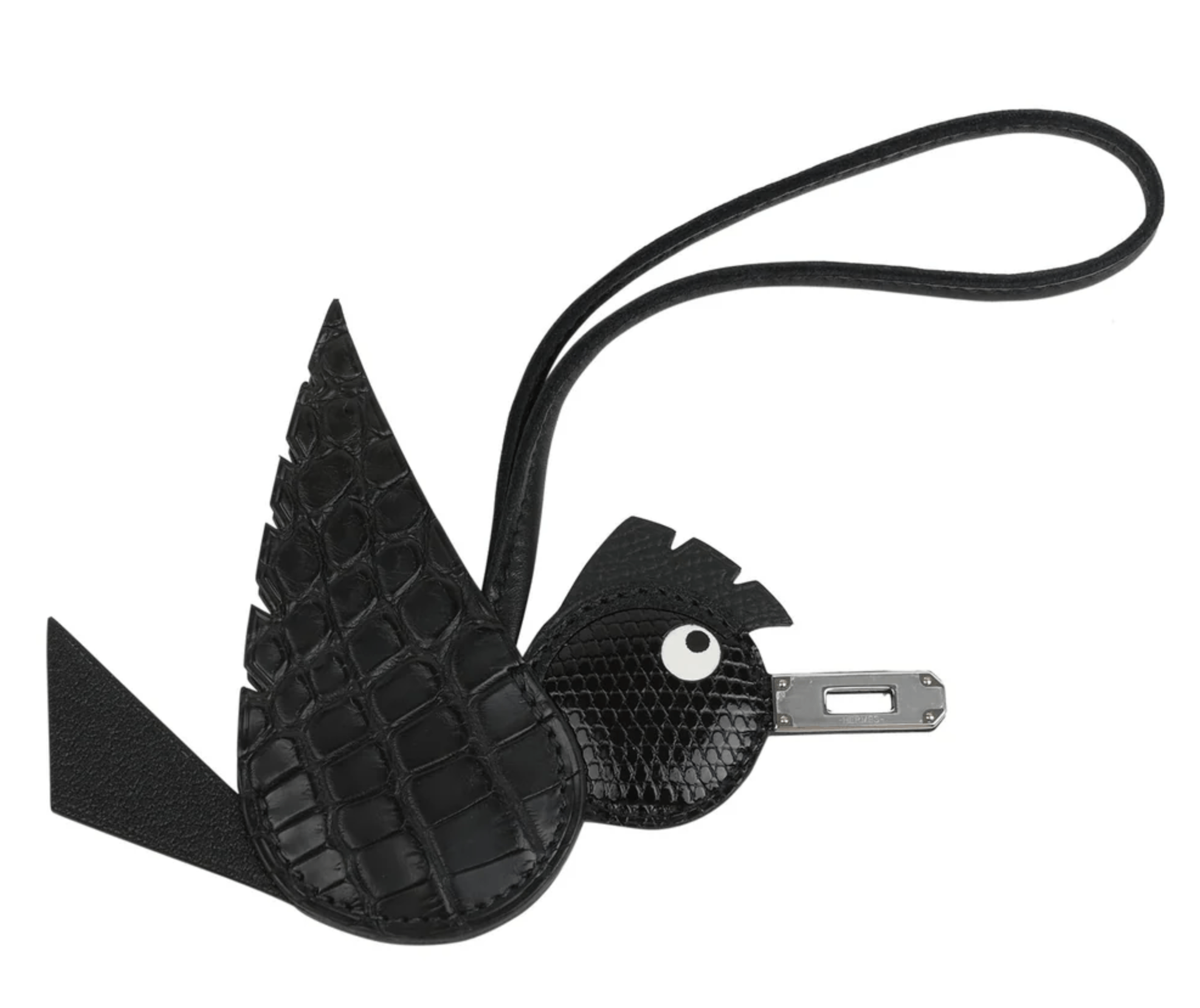 Hermes Hermes Birdy Birdie Matte Alligator Lizard Chevre Bag Charm Size ONE SIZE - 3 Thumbnail