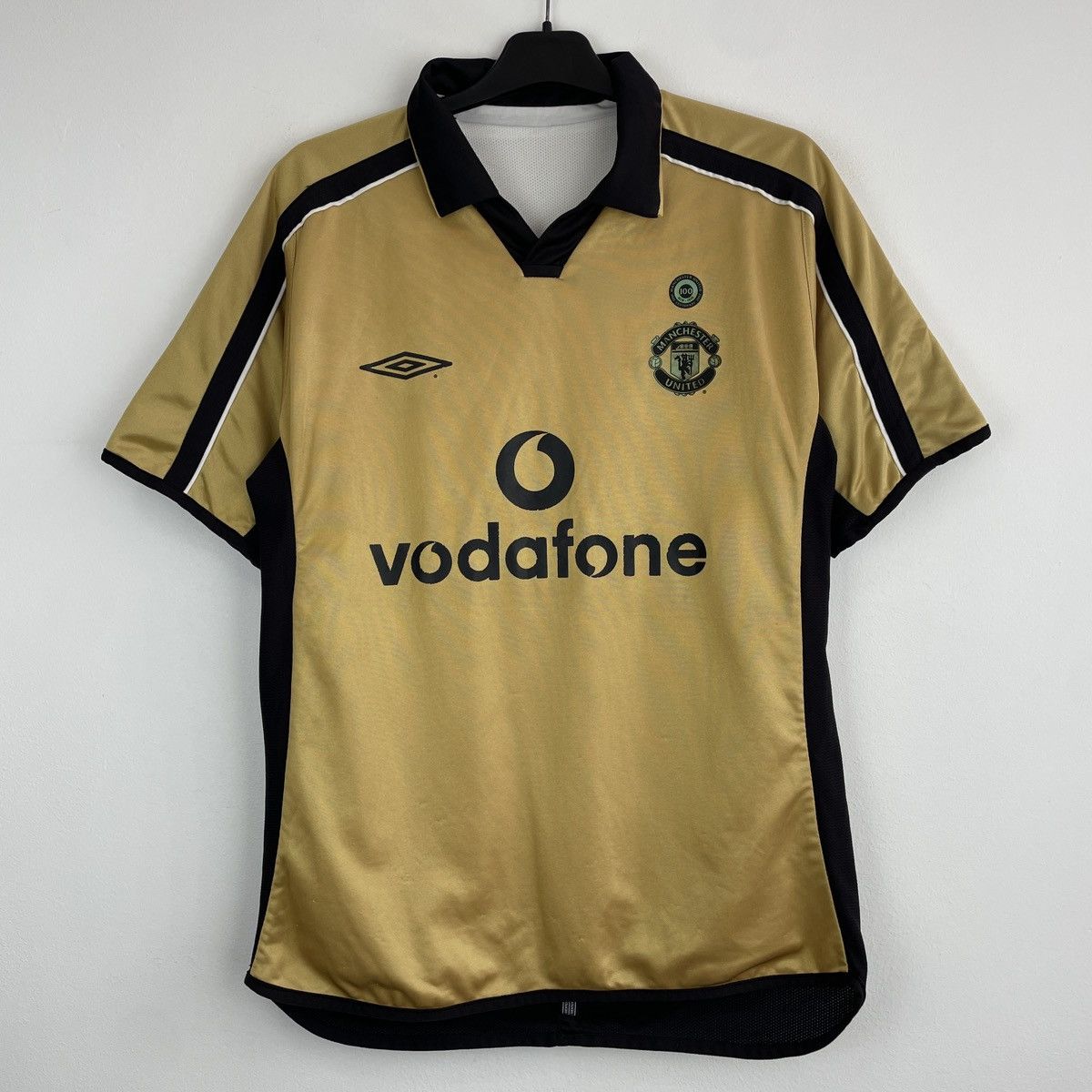 Umbro Vintage Manchester United 2001/2002 Centenary Jersey Rare Size US M / EU 48-50 / 2 - 1 Thumbnail