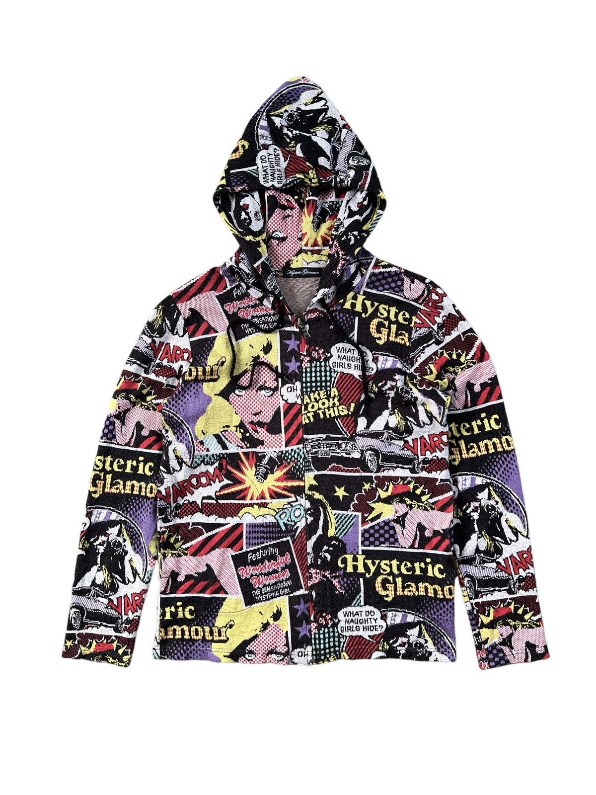 Hysteric Glamour Hysteric Glamour Overprint Zipper Hoodie Size S / US 4 / IT 40 - 1 Thumbnail