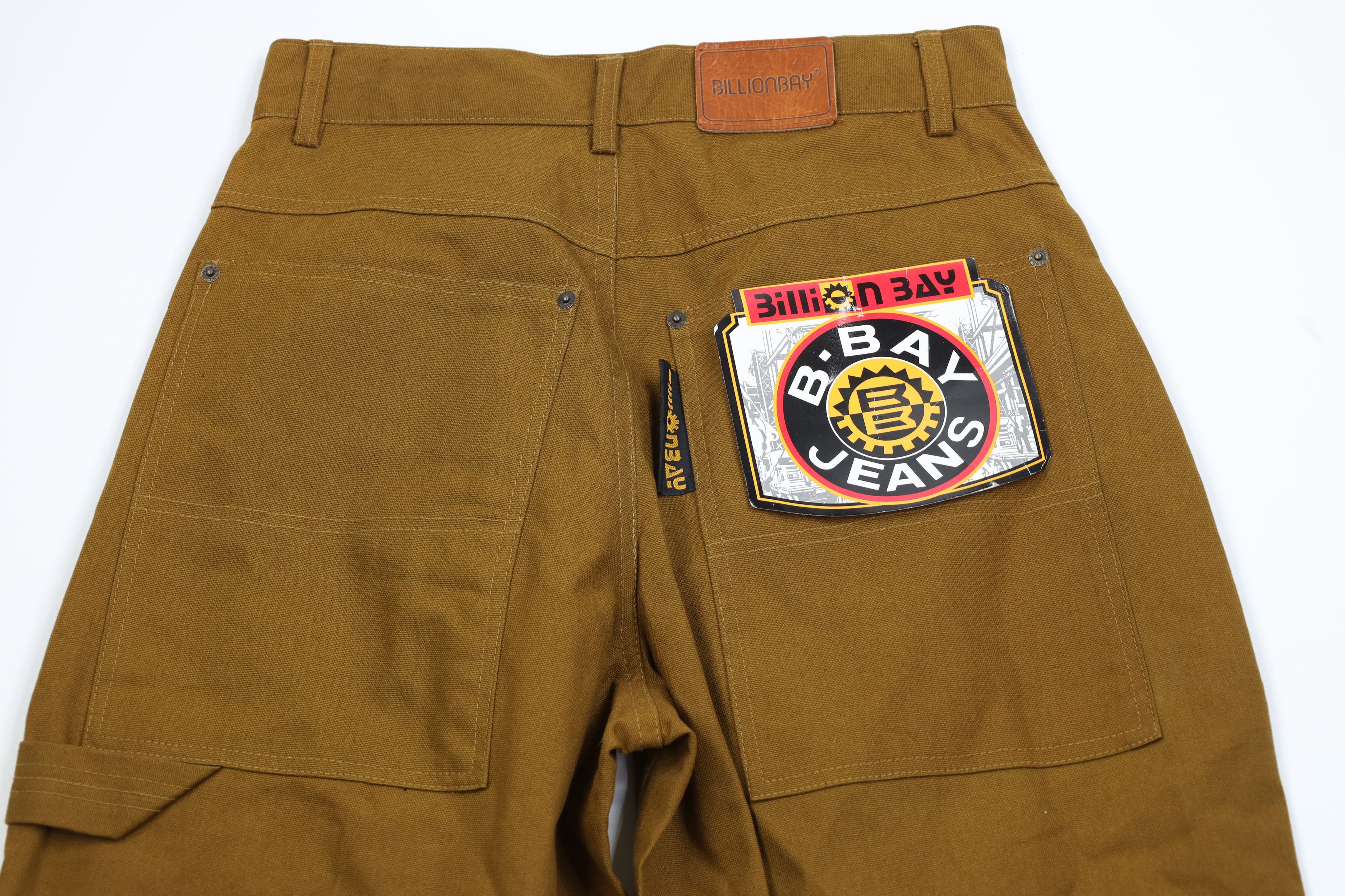 Vintage Deadstock Vintage 90s Streetwear Wide Leg Dungaree Pants Size US 30 / EU 46 - 8 Thumbnail