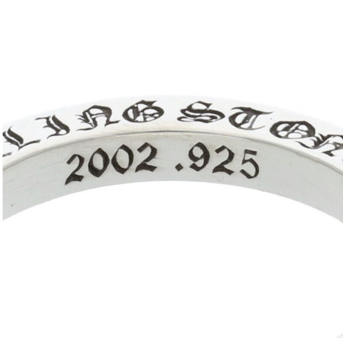 Chrome Hearts Chrome Hearts 3mm Spacer Lip Tan Silver Ring Size ONE SIZE - 4 Thumbnail