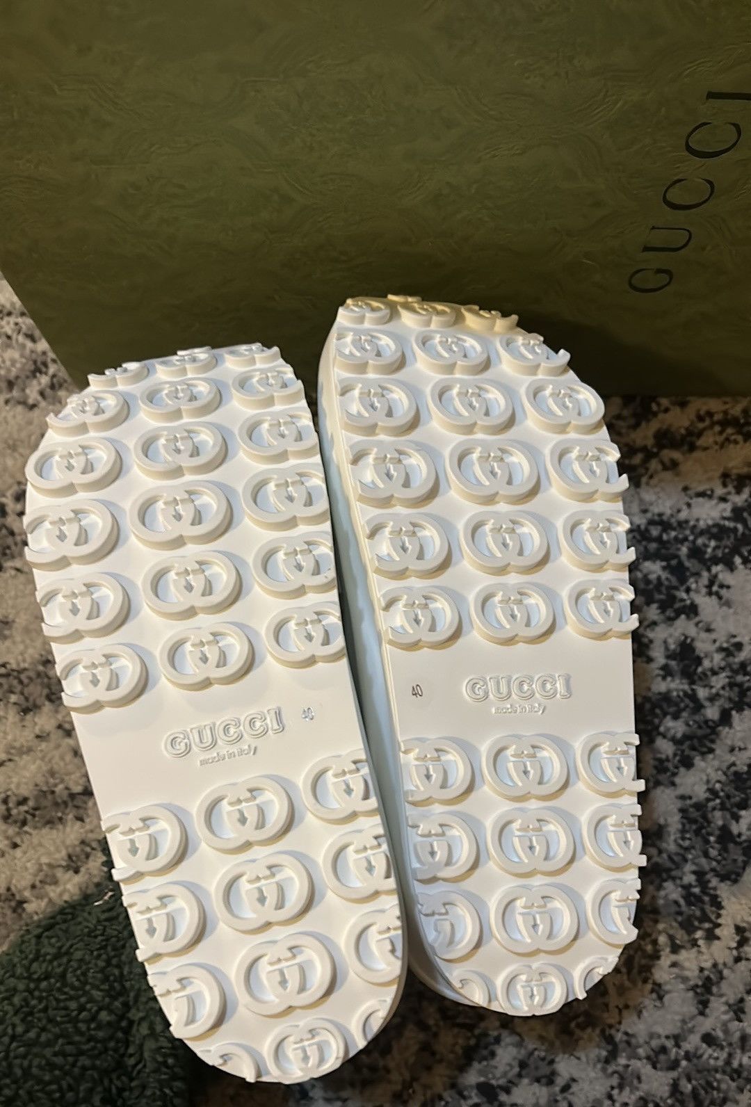 Gucci Gucci Horsebit Flatform Sandal White size 40 Size US 10 / IT 40 - 5 Thumbnail