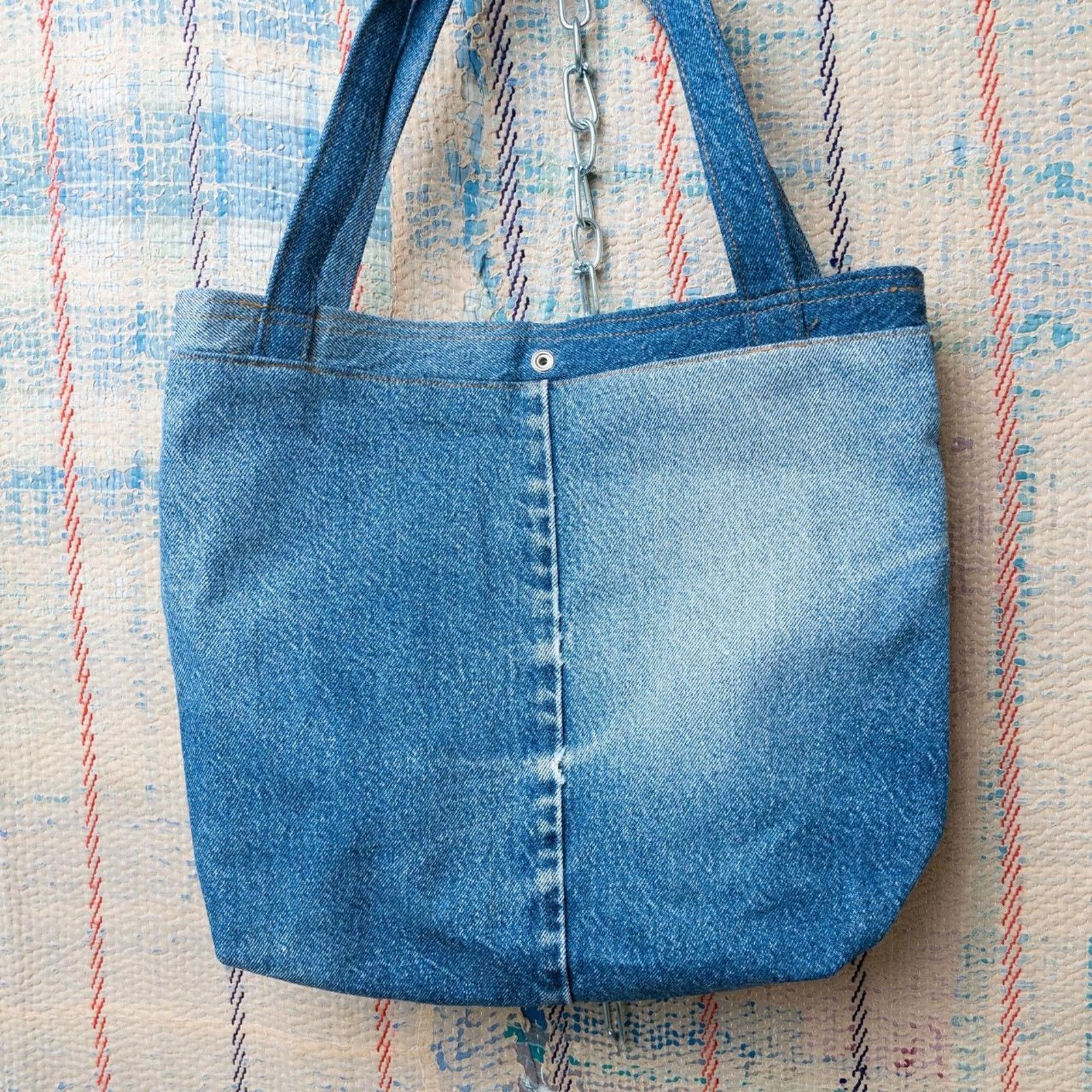 Levi's Reworked upcycled tote bag / shoulder bag Size ONE SIZE - 5 Thumbnail