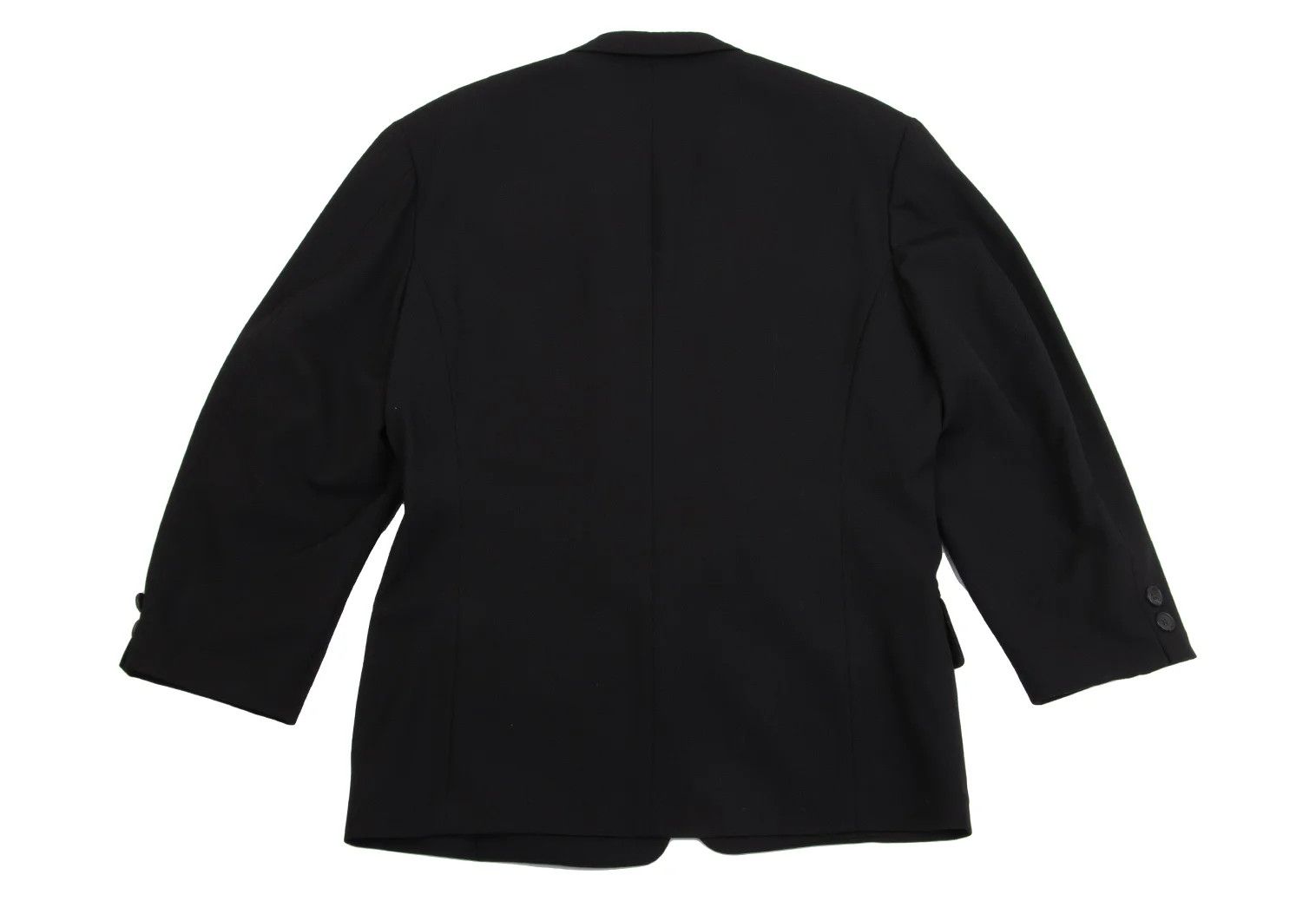 Yohji Yamamoto Yohji Yamamoto Wool Gabardine Jacket Black S Size US S / EU 44-46 / 1 - 12 Thumbnail