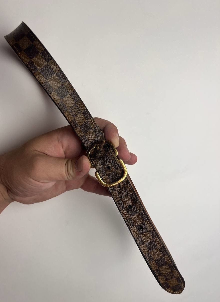 Louis Vuitton Louis Vuitton Damier Ebene Mini 25 MM Belt Size ONE SIZE - 20 Thumbnail
