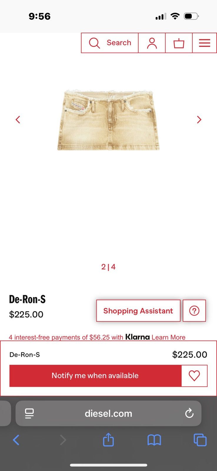 Diesel Skirt (De-Ron-S)