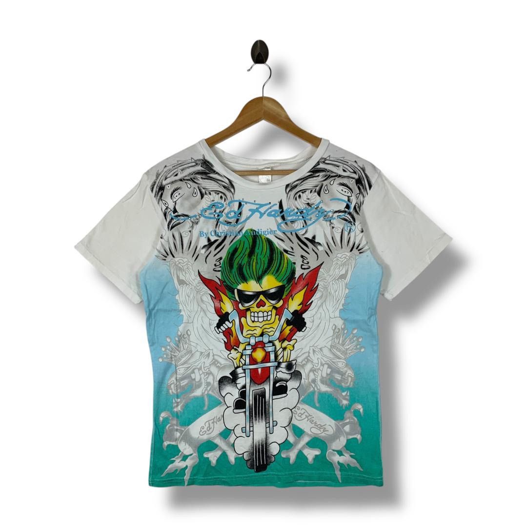 Ed Hardy ED HARDY by CHRISTIAN AUDIGIER chooper printed tee Size US L / EU 52-54 / 3 - 1 Thumbnail
