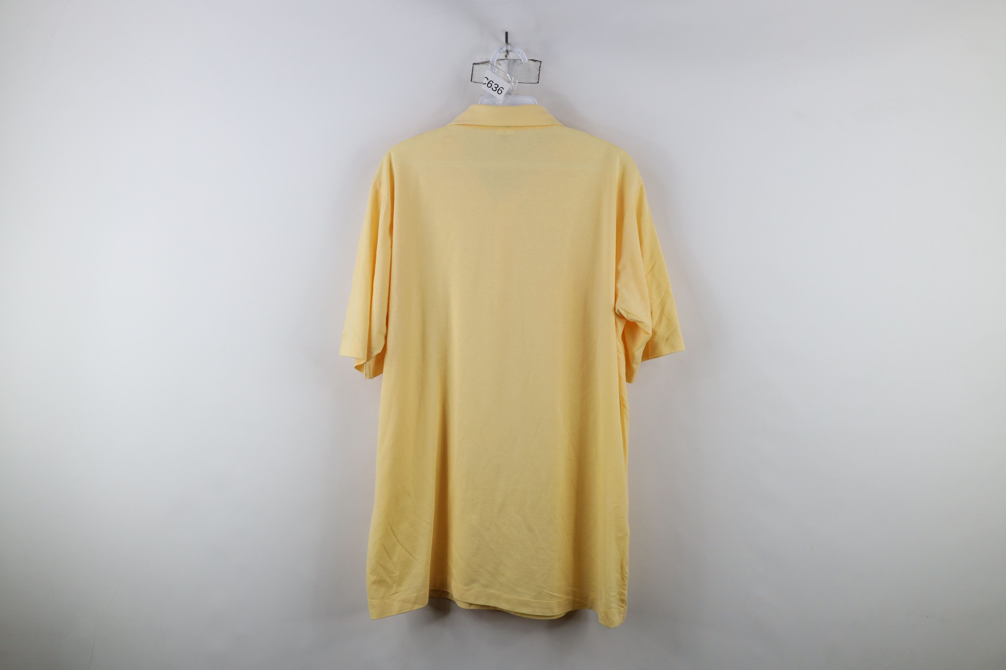 PING × Vintage Vintage 80s 90s Ping Golf Knit Golfing Polo Shirt Yellow Size US L / EU 52-54 / 3 - 9 Thumbnail