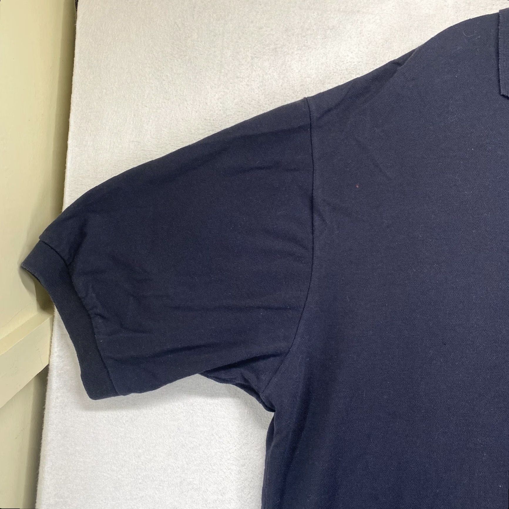 Vintage Vintage 1990s Tyler Mountain Staff Black Polo Shirt Men 2XL Pima Cotton Corporate Logo EUC Size 48R - 6 Thumbnail