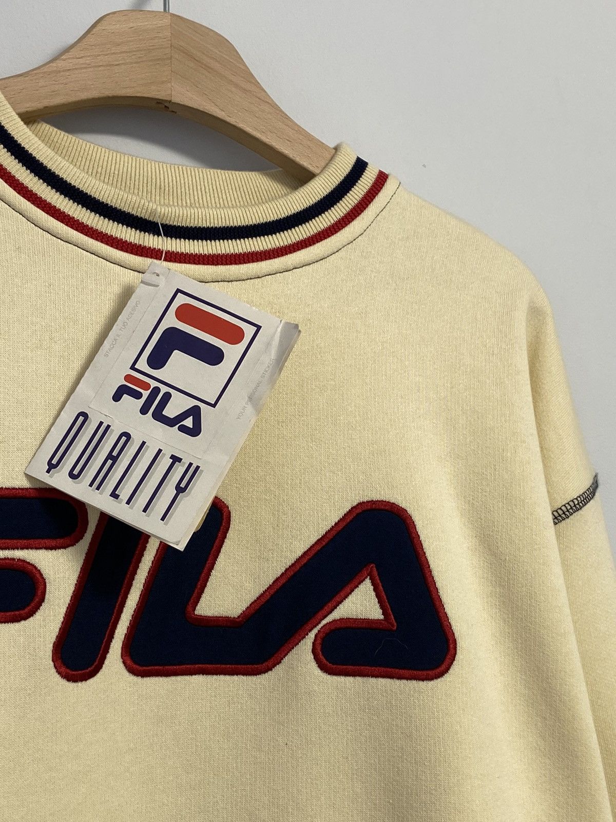 Fila Fula Vintage Sweatshirt 90’s Big Logo Hype style y2k Size US L / EU 52-54 / 3 - 3 Thumbnail