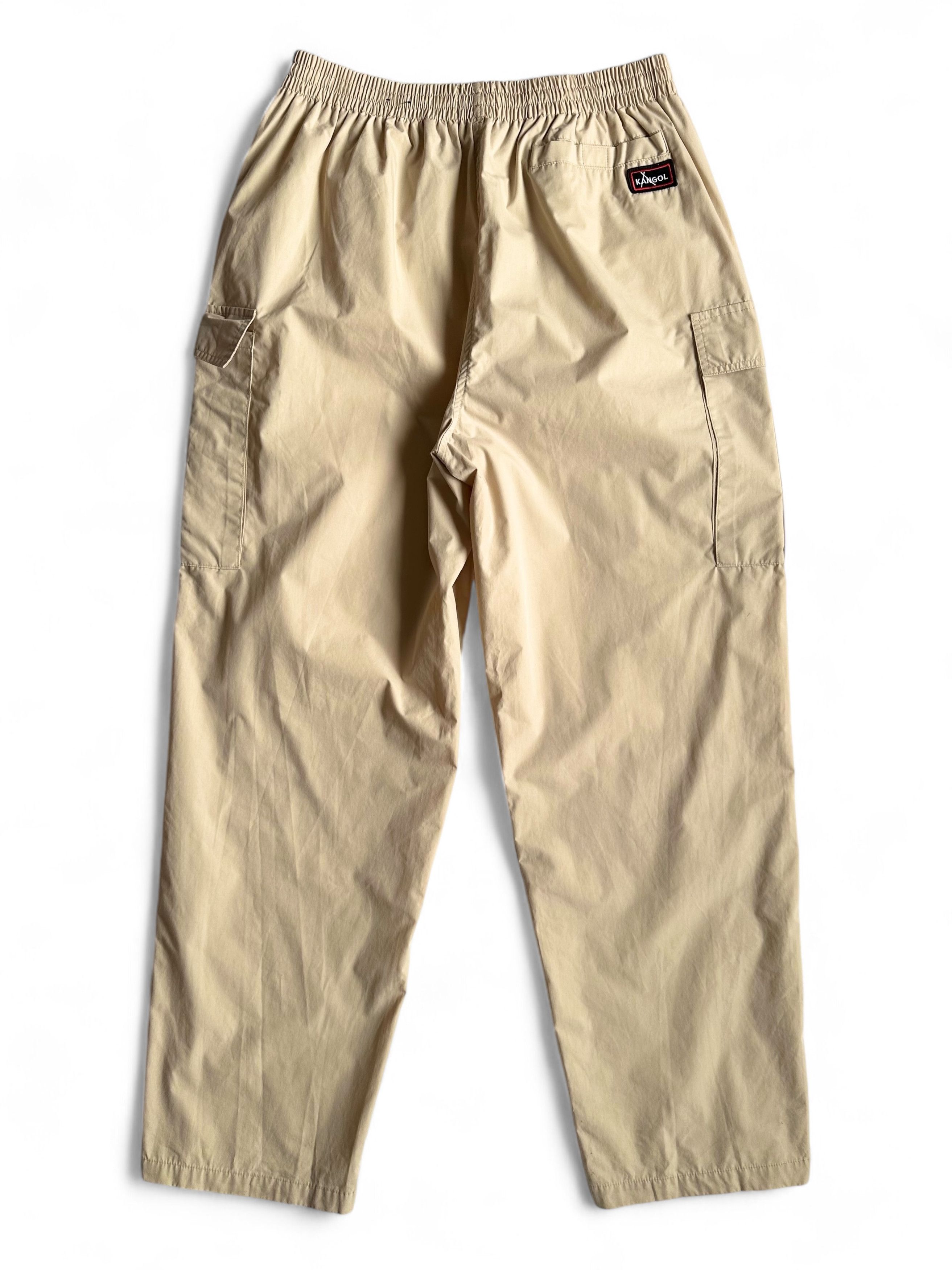 Kangol × Vintage Vintage Kangol Beige Baggy Wide Cargo Pants Size US 32 / EU 48 - 3 Thumbnail