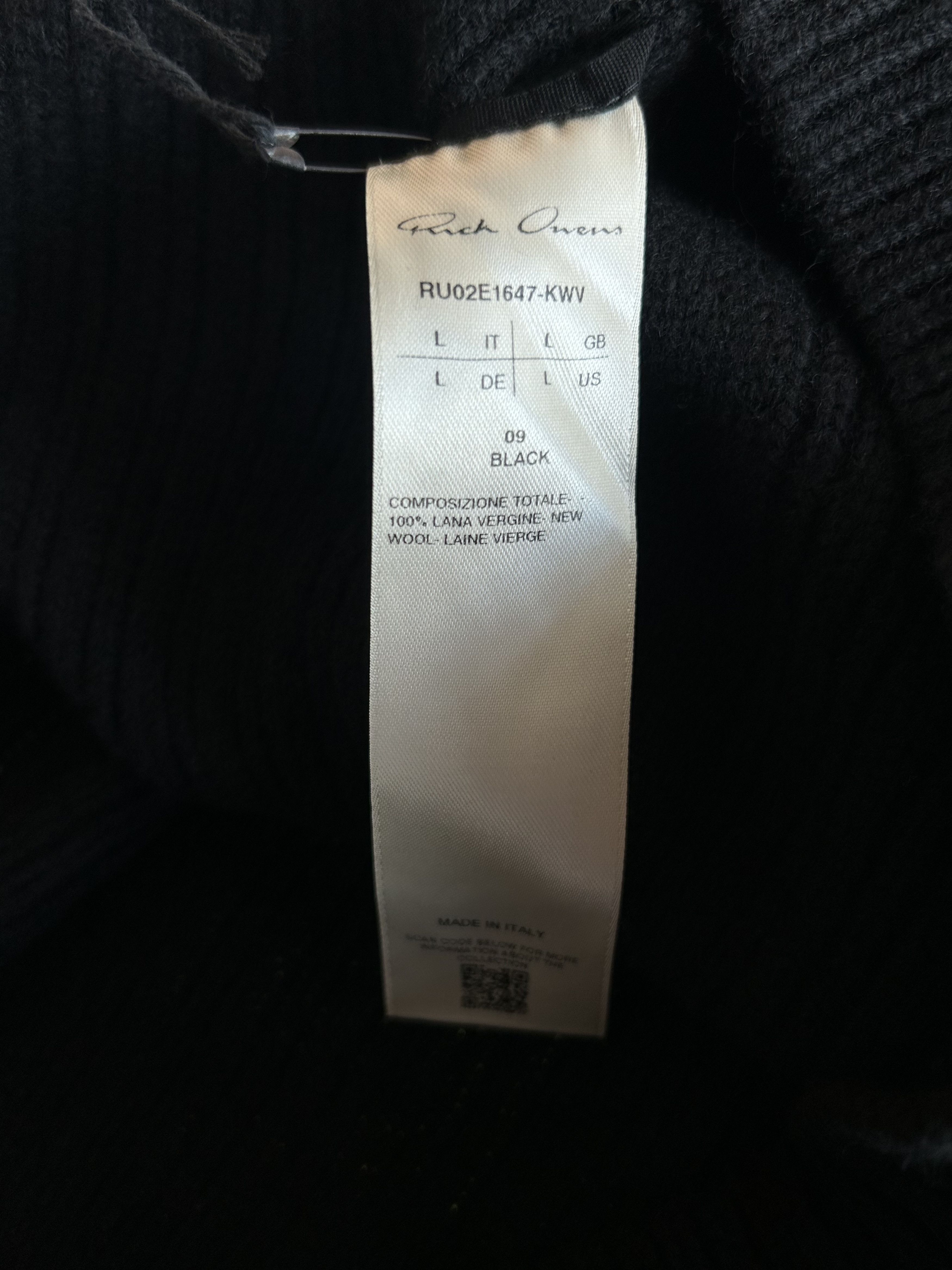 Rick Owens Rick Owens Black Knitted Gimp Hoodie Size US L / EU 52-54 / 3 - 3 Thumbnail