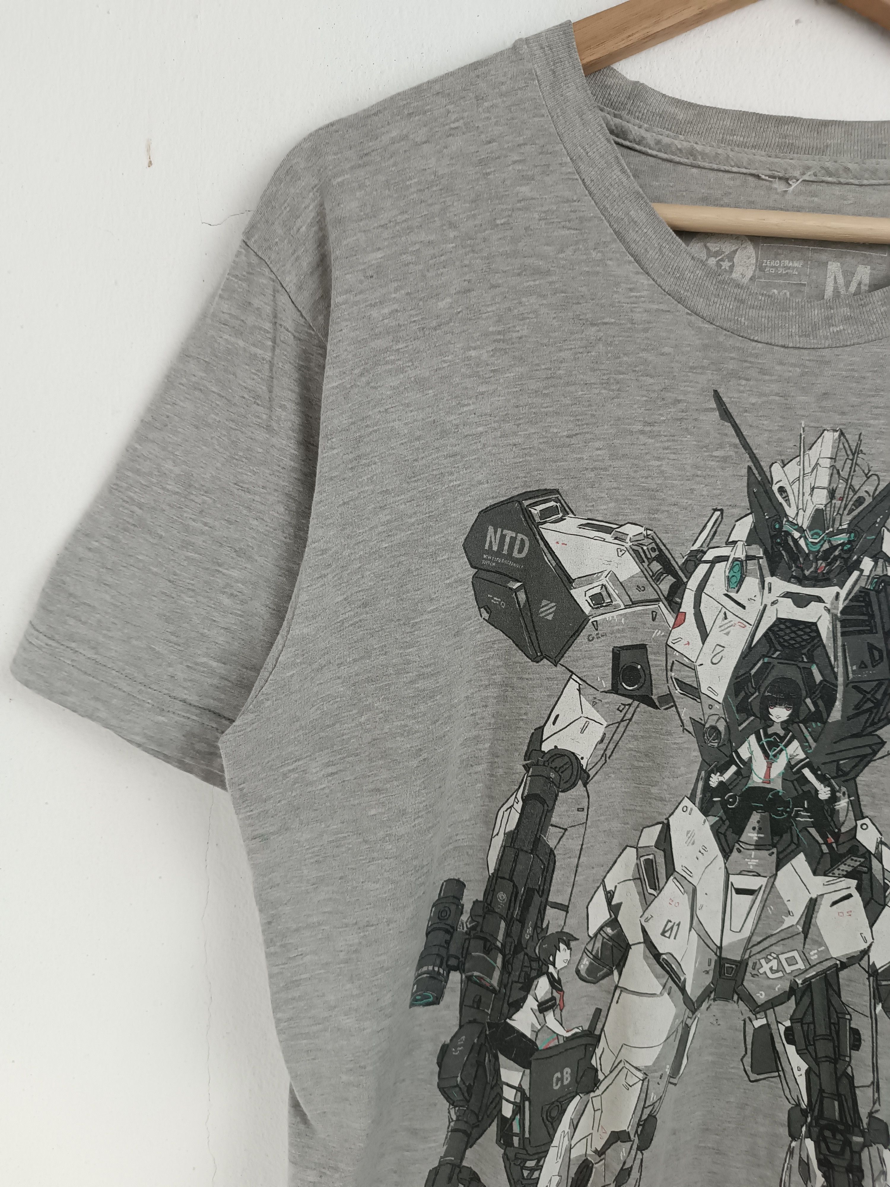 Vintage VINTAGE ZERO FRAME GUNDAM ROBOT TEE MECHA EVANGELION Size US M / EU 48-50 / 2 - 5 Thumbnail