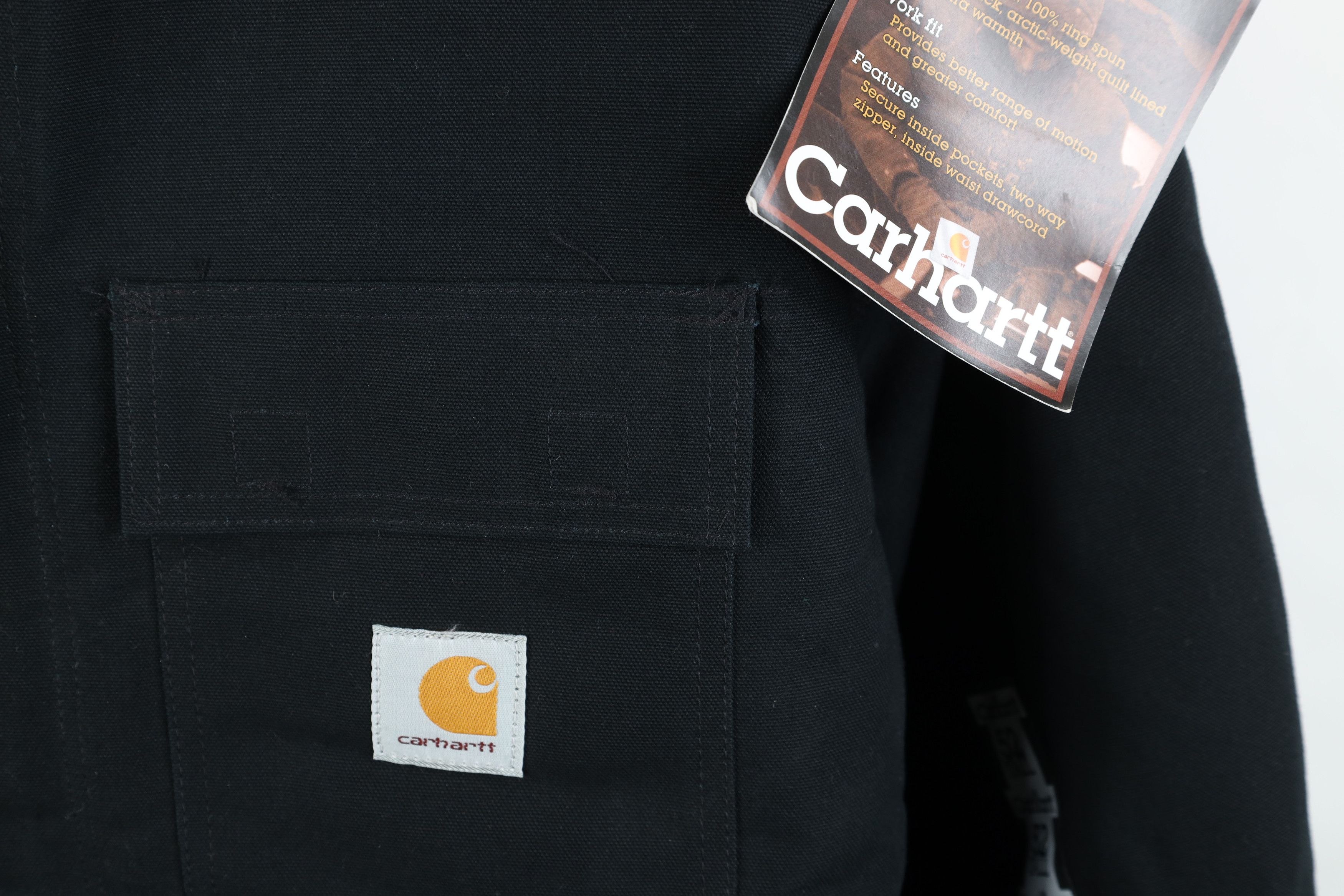Carhartt Deadstock Vintage Y2K Carhartt Chore Barn Jacket Black Size US XXL / EU 58 / 5 - 5 Thumbnail