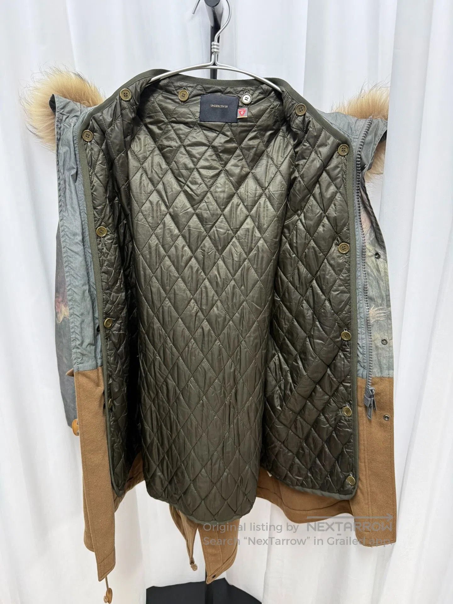 Undercover UNDERCOVER Artful Coat with Removable Lining. Size US M / EU 48-50 / 2 - 7 Thumbnail