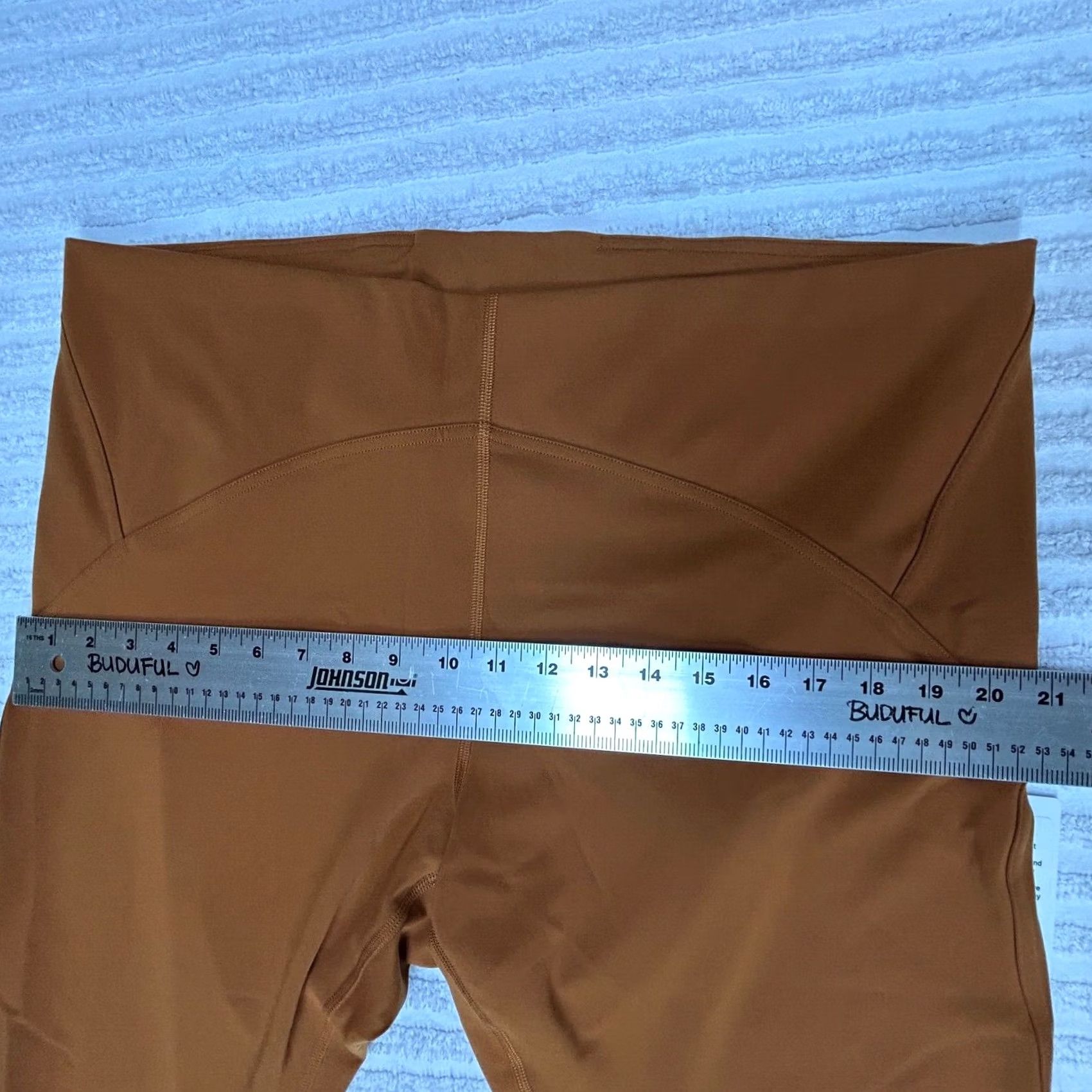 Lululemon Lululemon Women's Instill High-Rise Tight 25" Copper Brown Leggings Size 20 New Cotton? Size 42" / US 20 - 6 Thumbnail