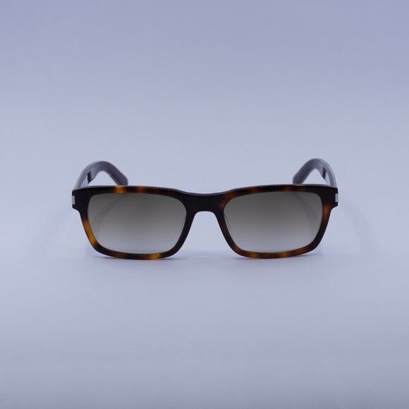 Saint Laurent Paris Saint Laurent SL662 002 Sunglasses Havana Rectangle Frame Size ONE SIZE - 3 Thumbnail