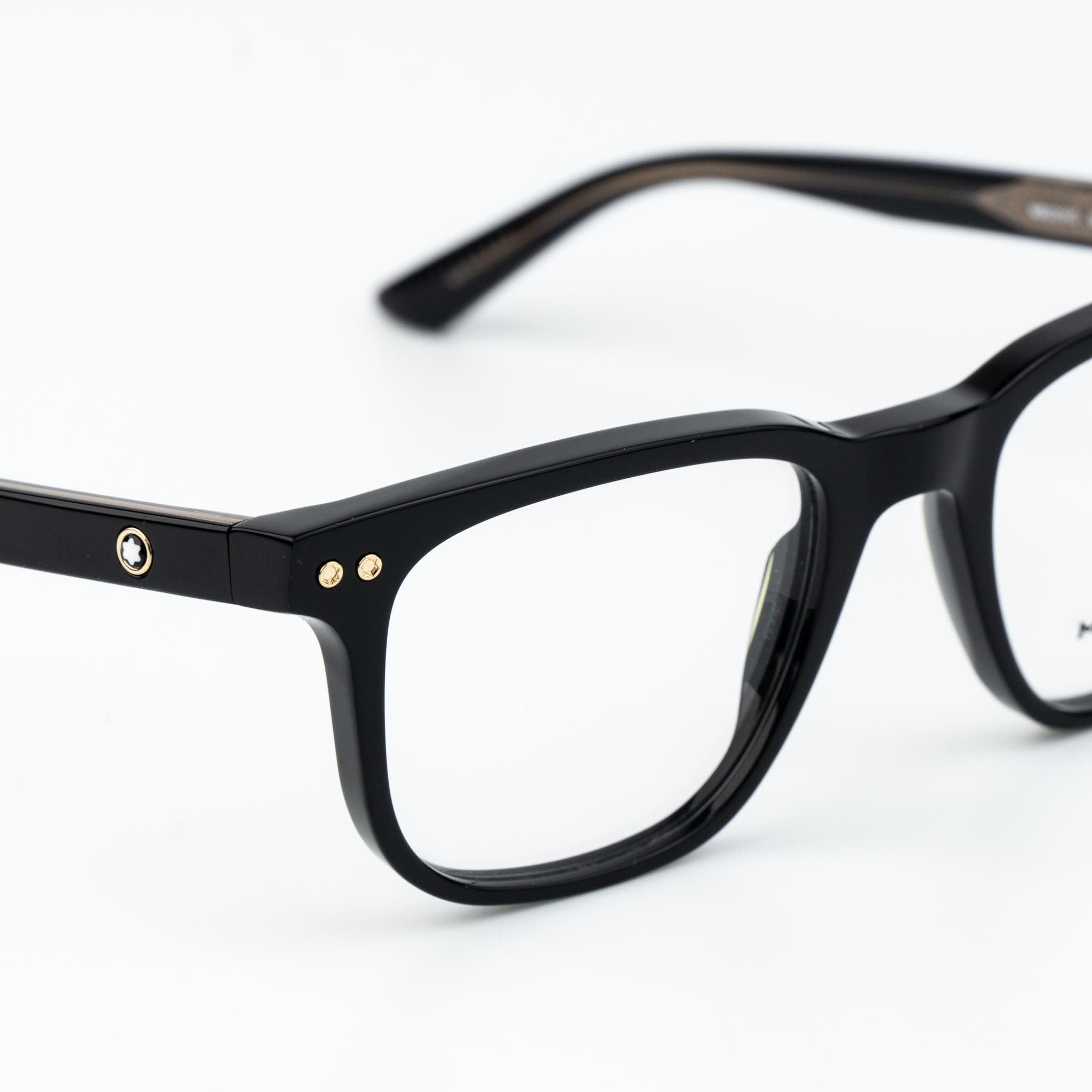 Montblanc Montblanc Men Eyeglasses Square MB0256O 001 NEW AUTHENTIC Size ONE SIZE - 6 Thumbnail