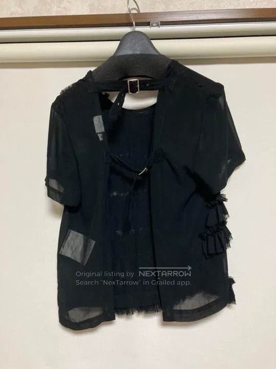 Comme des Garcons Comme Des Garcons Chiffon short-sleeve T-shirt Size S / US 4 / IT 40 - 2 Thumbnail