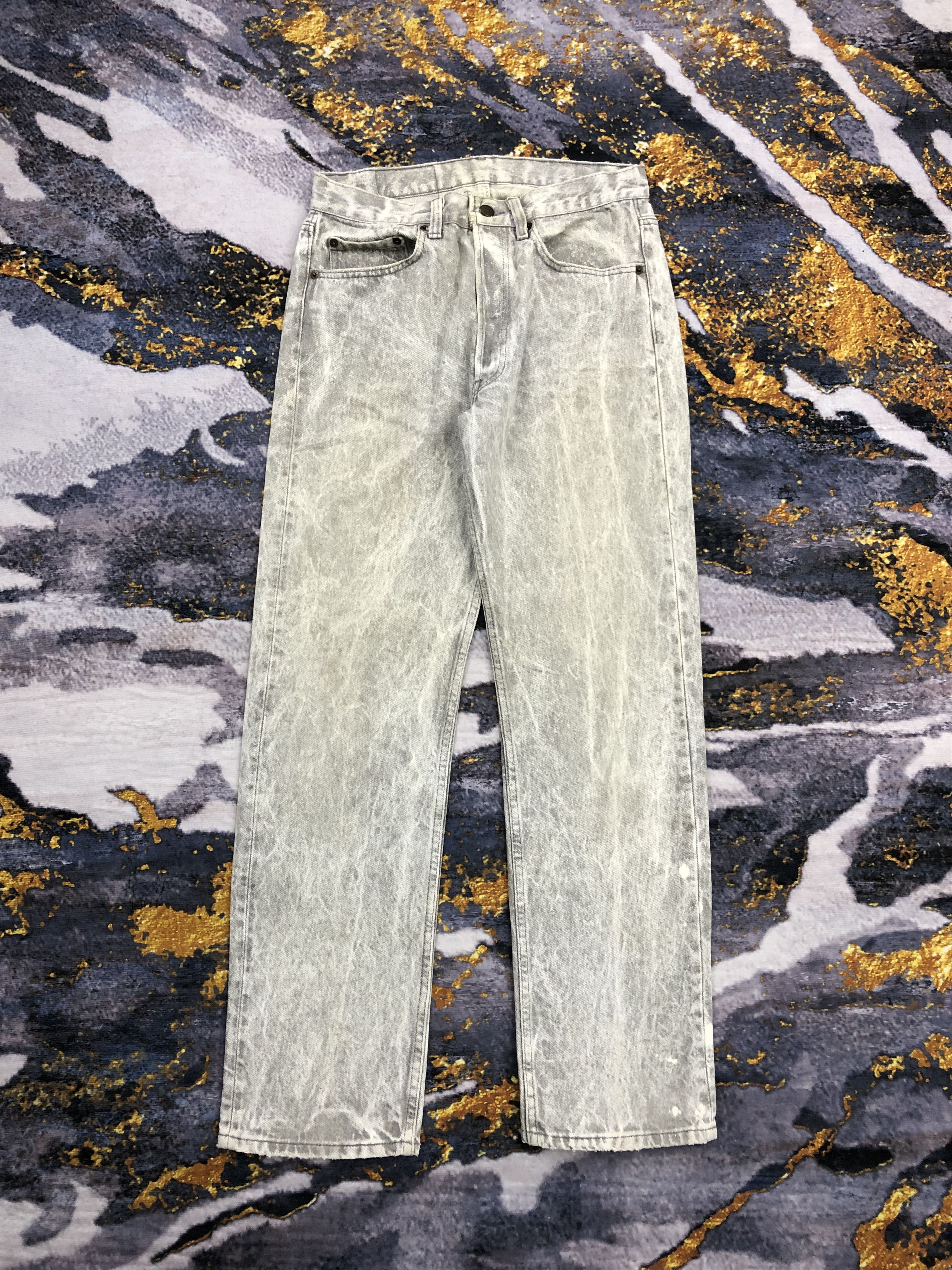 Levi's Vintage 90s Levi's 501 Acid Washed Jeans DPP0036 Size US 30 / EU 46 - 1 Thumbnail