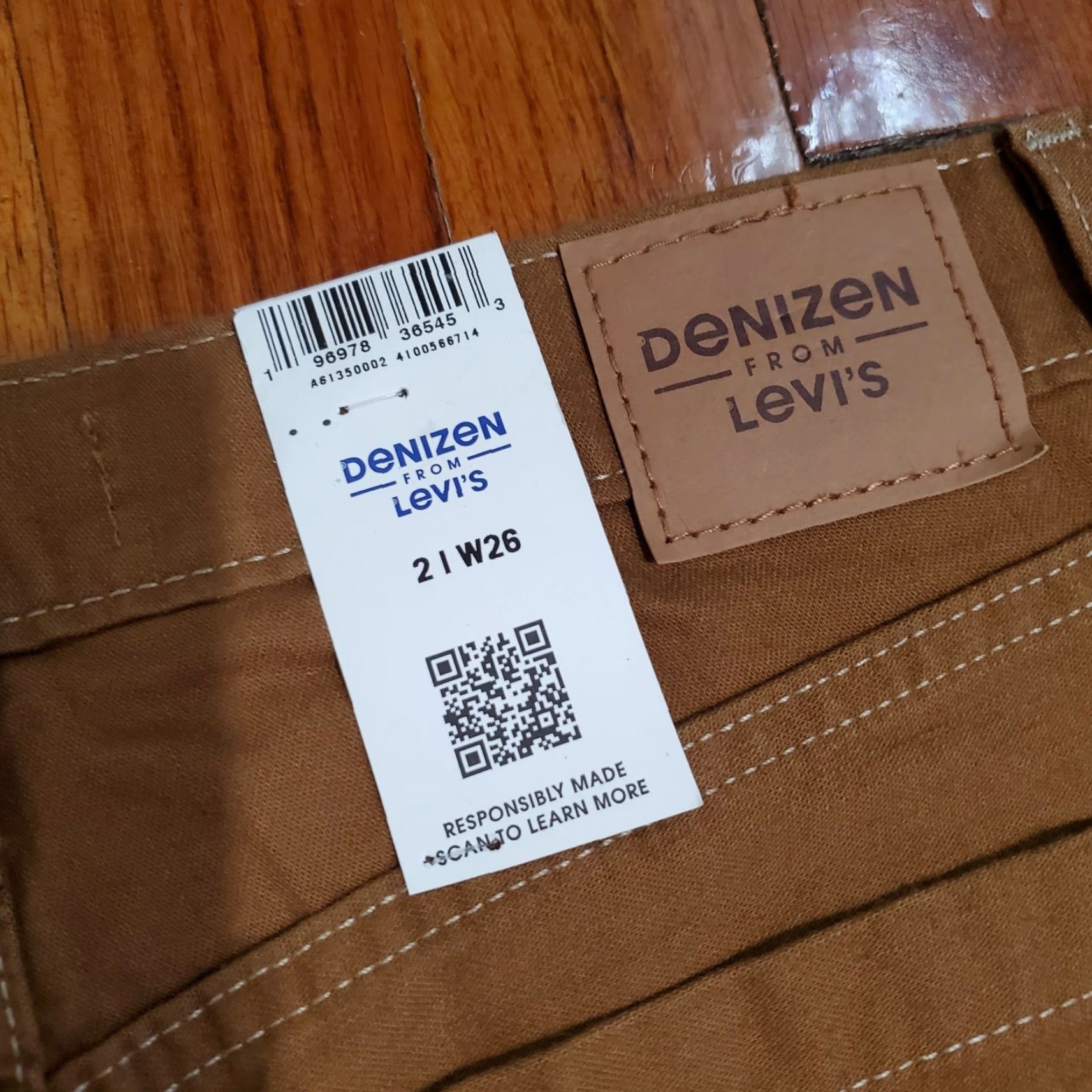 Levi's VINTAGE Levi’s DENIZEN From Levi’s Vintage Utility 90’s Loose Straight Women’s Pants Sz 26 Size 26" / US 2 / IT 38 - 4 Thumbnail