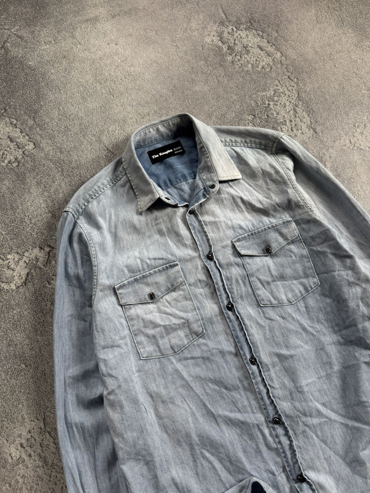 The Kooples The Kooples S/size button up denim shirts long sleeve casual Size US S / EU 44-46 / 1 - 2 Thumbnail
