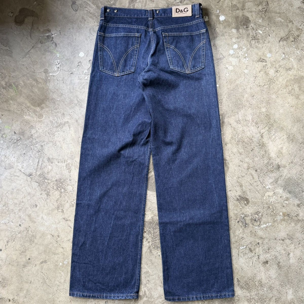 Dolce & Gabbana Dolce & Gabbana - Archive Denim Baggy Jeans Size US 33 - 2 Thumbnail